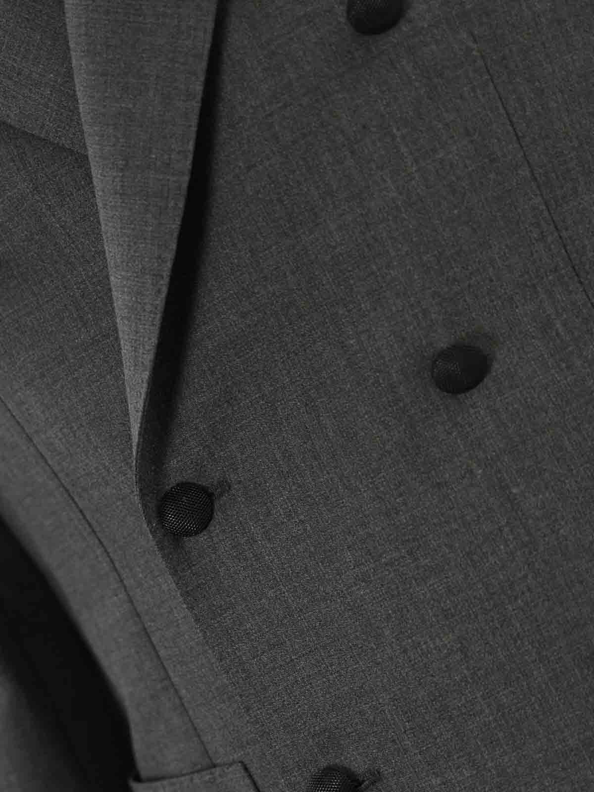 Double-Breasted Wool Jacket ES6203CEESEL64703930 (LARDINI / ブレザー・ジャケット ) | LARDINI (ラルディーニ)(2)