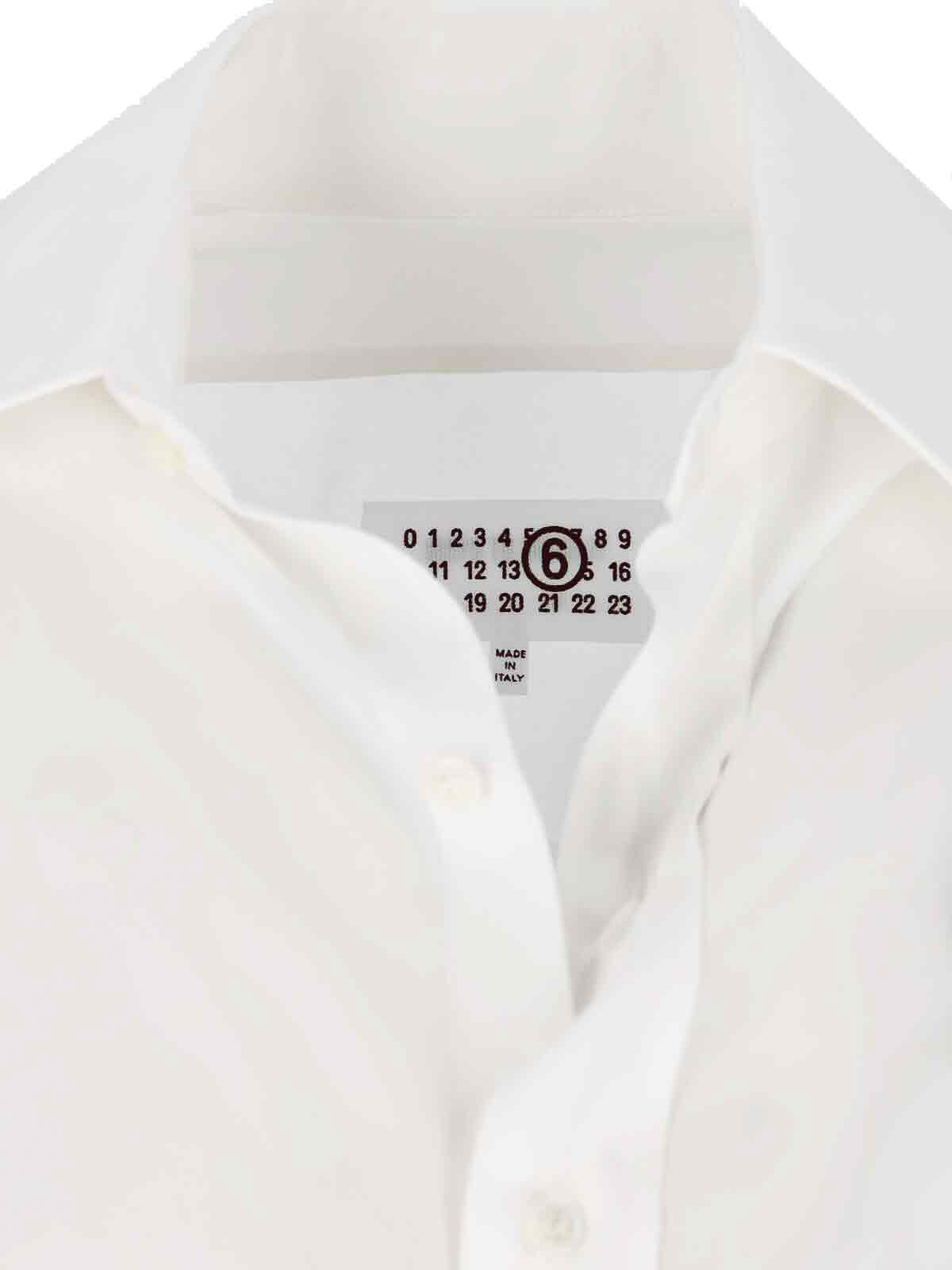 Shirt with cord S62DT0037M35441102 (MM6 Maison Margiela / シャツ・ブラウス ) | MM6 Maison Margiela (エムエムシックス)(3)