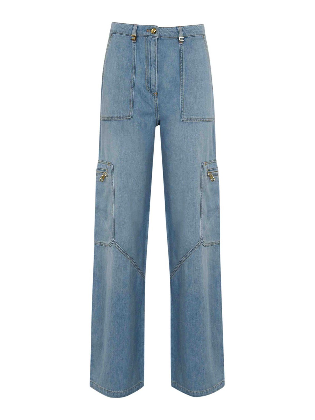 Cargo Jeans With Jewel Detail PJ84D51E2192 (Elisabetta Franchi / ジーンズ ) | Elisabetta Franchi (エリザベッタ フランキ)