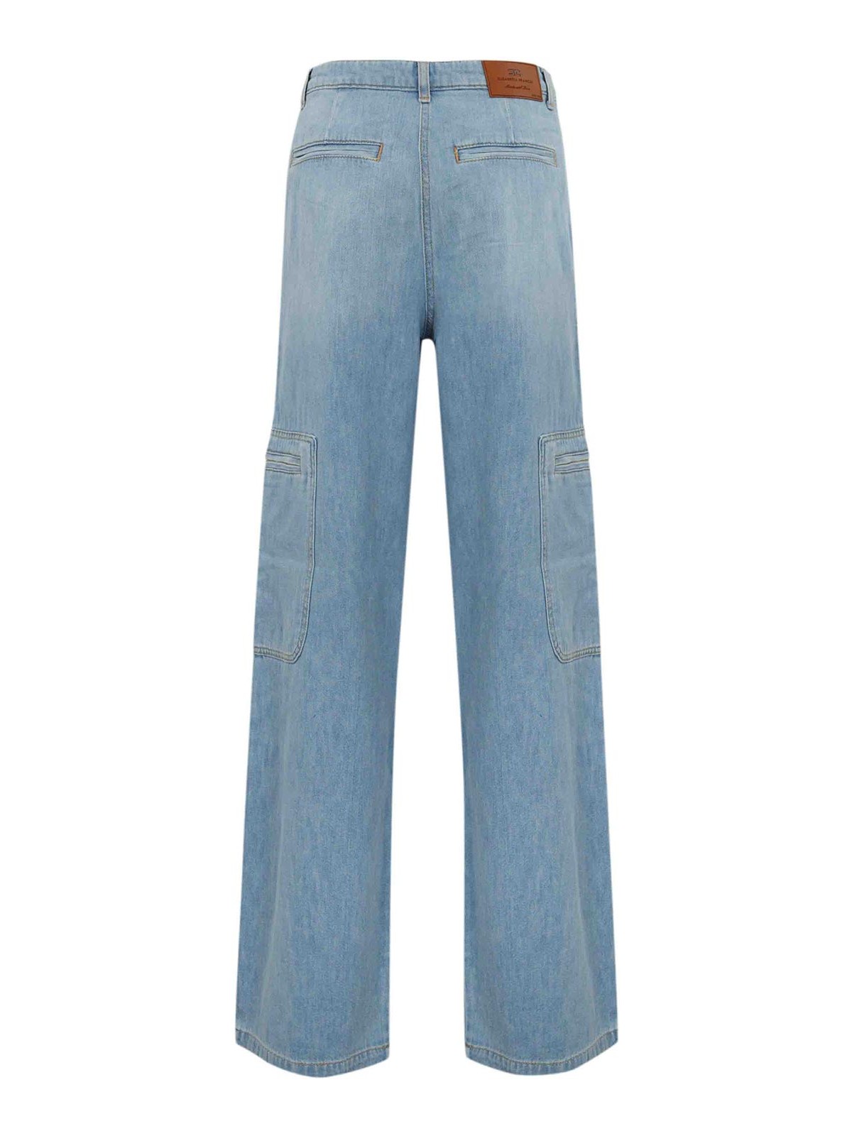 Cargo Jeans With Jewel Detail PJ84D51E2192 (Elisabetta Franchi / ジーンズ ) | Elisabetta Franchi (エリザベッタ フランキ)(1)