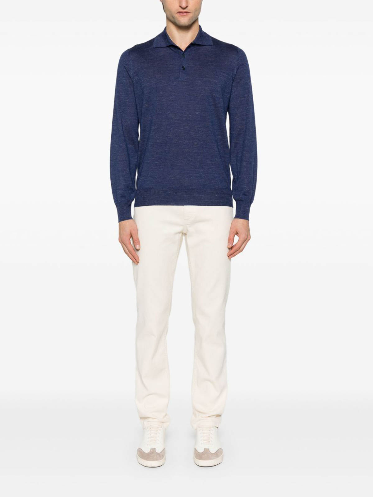 Long Sleeve Polo MSY00295C2443 (Brunello Cucinelli / ニット・セーター・カーディガン ) | Brunello Cucinelli (ブルネロ・クチネリ)(1)