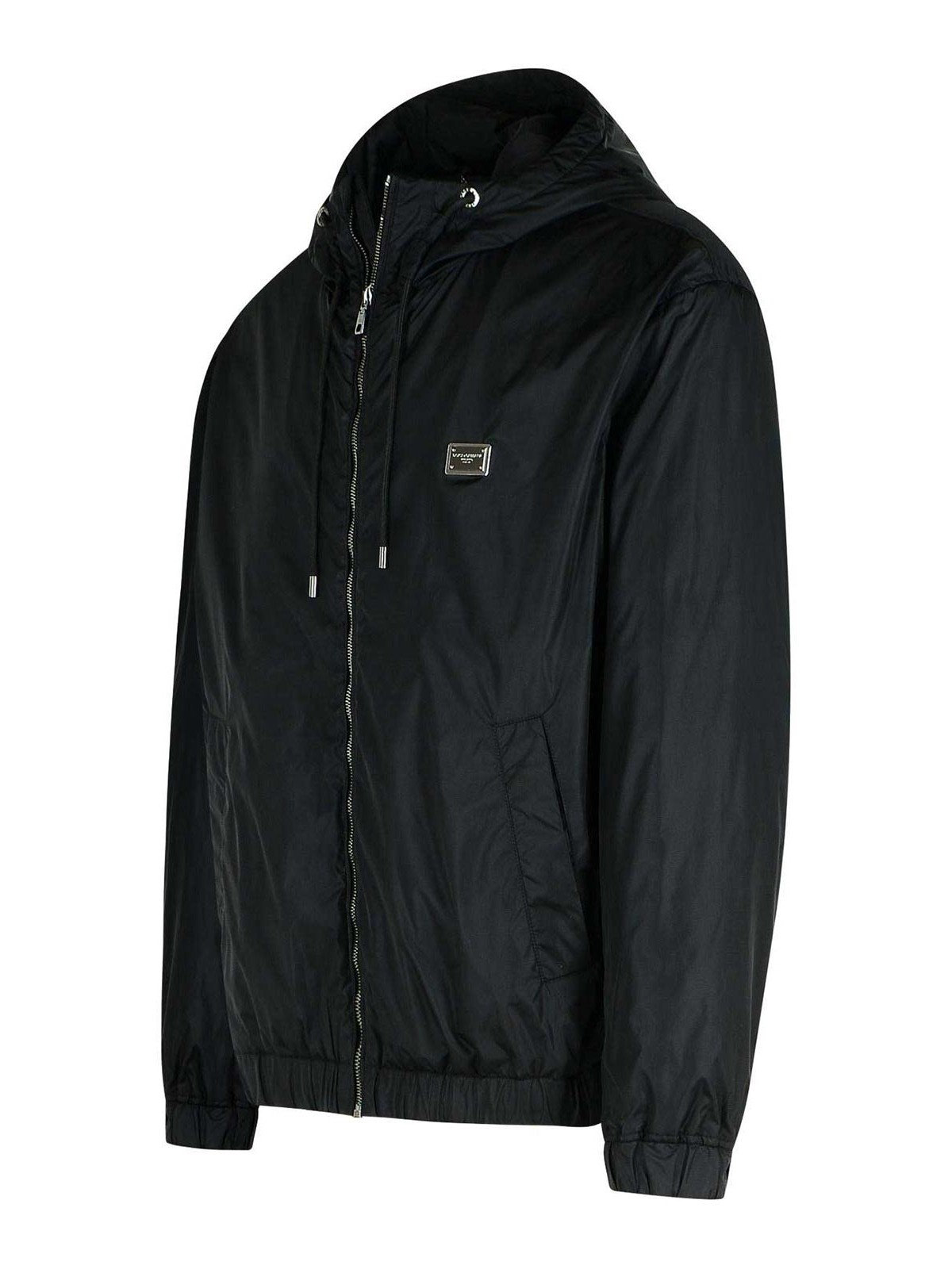 Black Nylon Jacket G9BGSTFUS22N0000 (Dolce & Gabbana / カジュアルジャケット・ベスト ) | Dolce & Gabbana (ドルチェガッバーナ)(2)