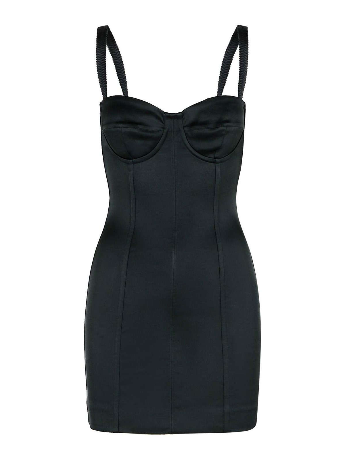 Dress In Black Acetate Blend F6CLMTFURHMN0000 (Dolce & Gabbana / ワンピース・ドレス・オールインワン ) | Dolce & Gabbana (ドルチェガッバーナ)