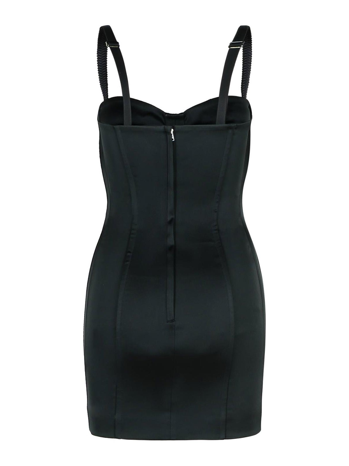 Dress In Black Acetate Blend F6CLMTFURHMN0000 (Dolce & Gabbana / ワンピース・ドレス・オールインワン ) | Dolce & Gabbana (ドルチェガッバーナ)(1)