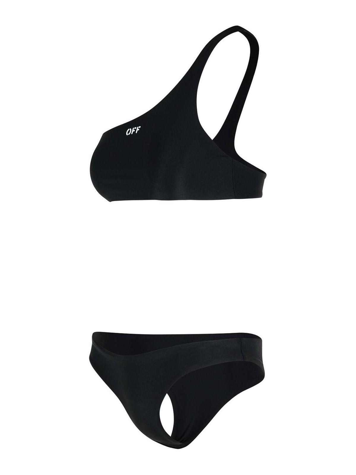One-Shoulder Bikini Top OWFE012C99FAB0021001 (Off-White / スイムウェア ) | Off-White (オフホワイト)(2)