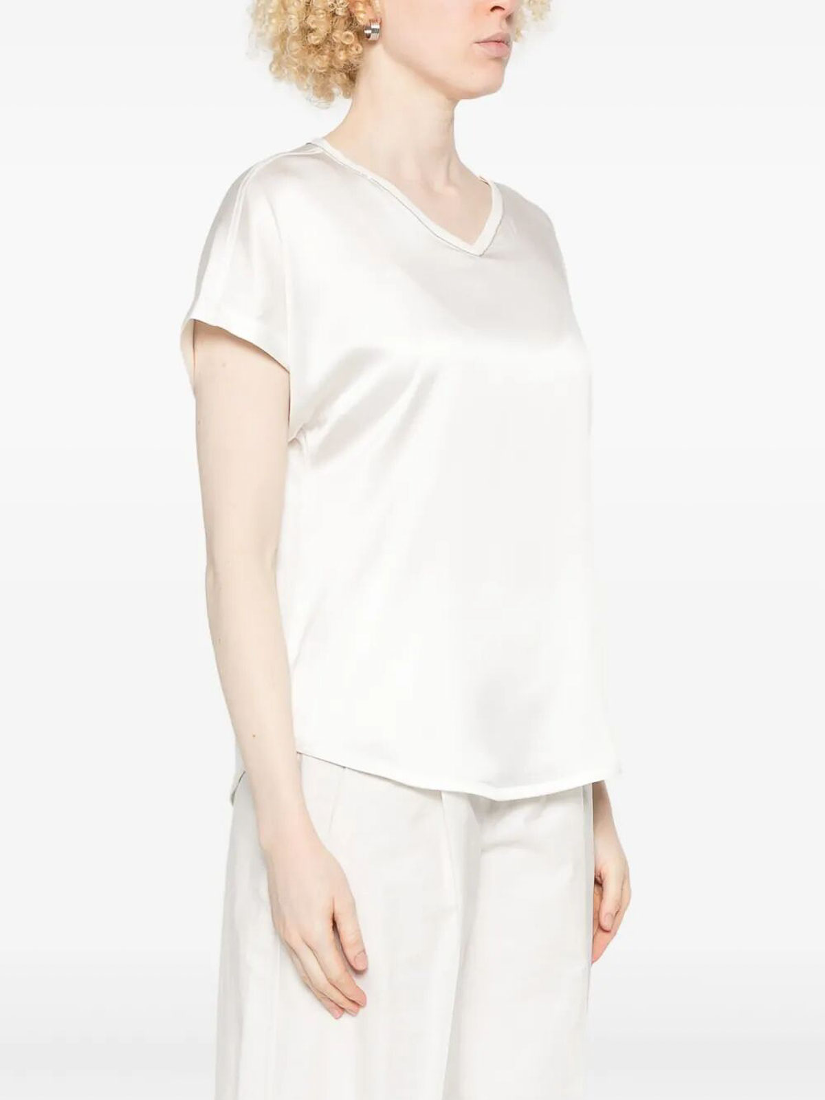 Blouse M0C59EL102C600 (Brunello Cucinelli / シャツ・ブラウス ) | Brunello Cucinelli (ブルネロ・クチネリ)(2)