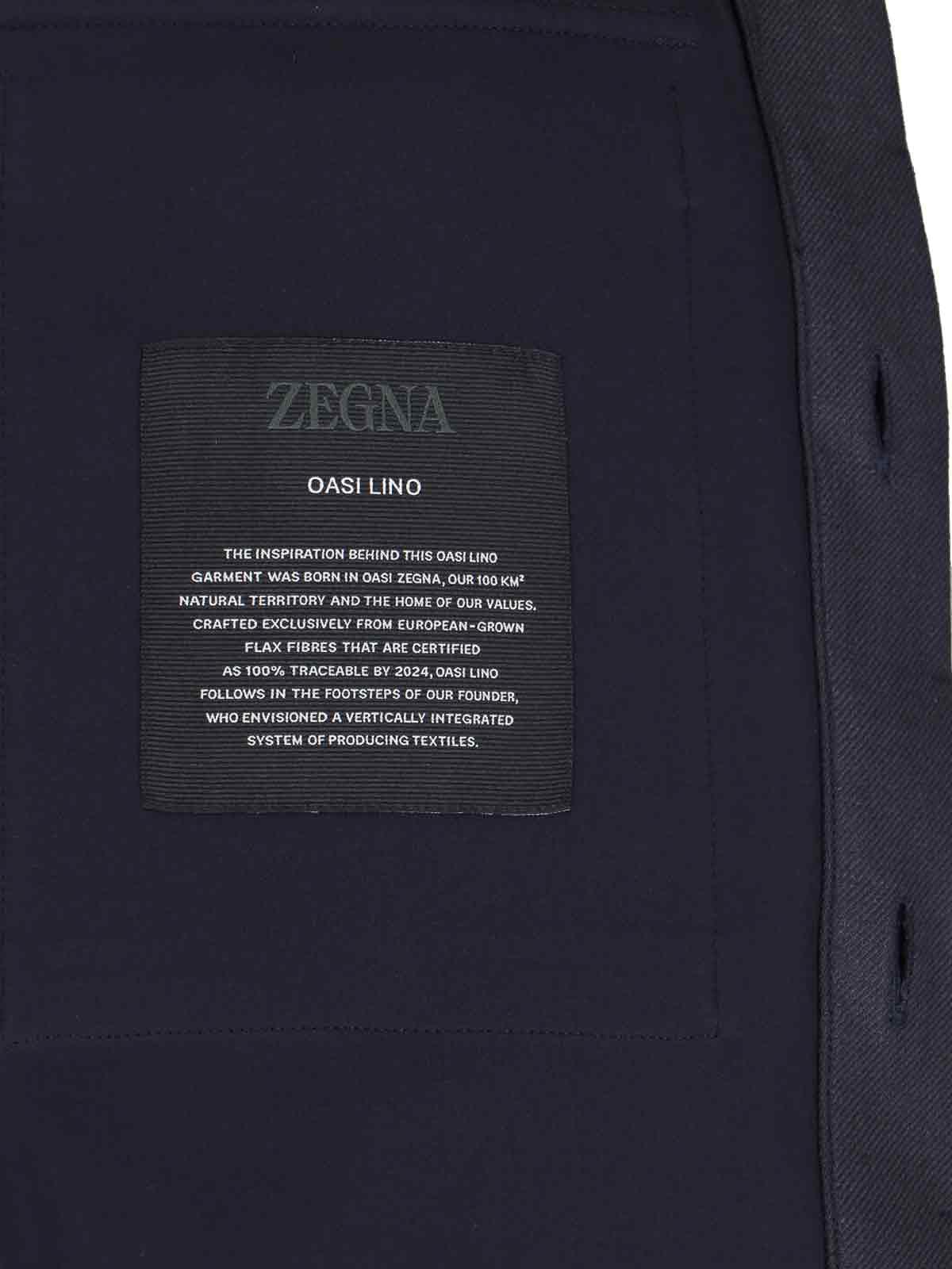Linen shirt RUFV60A9SOT10BB09 (ZEGNA / シャツ・ブラウス ) | ZEGNA (ゼニア)(4)