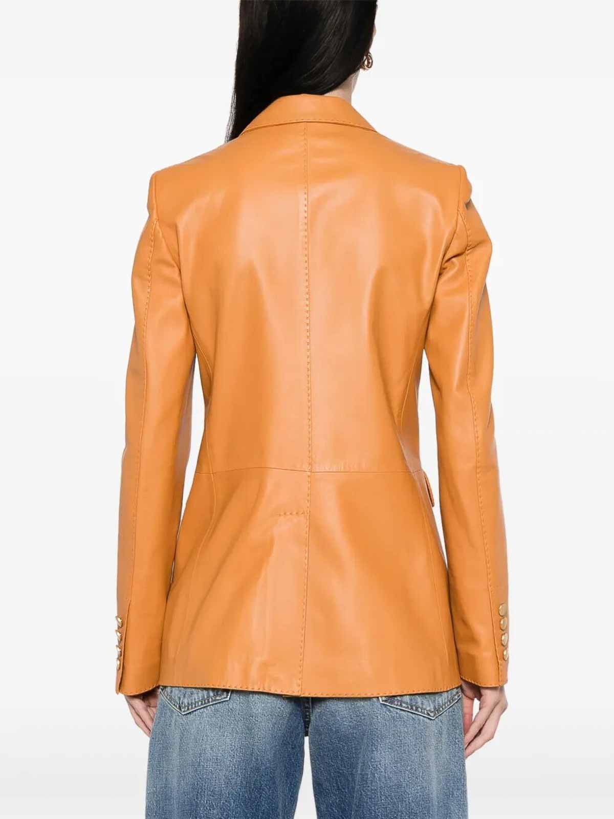 Leather Jacket SOPHIEPECHE250225E301 (TAGLIATORE / スーツ・ジャケット ) | TAGLIATORE (タリアトーレ)(4)