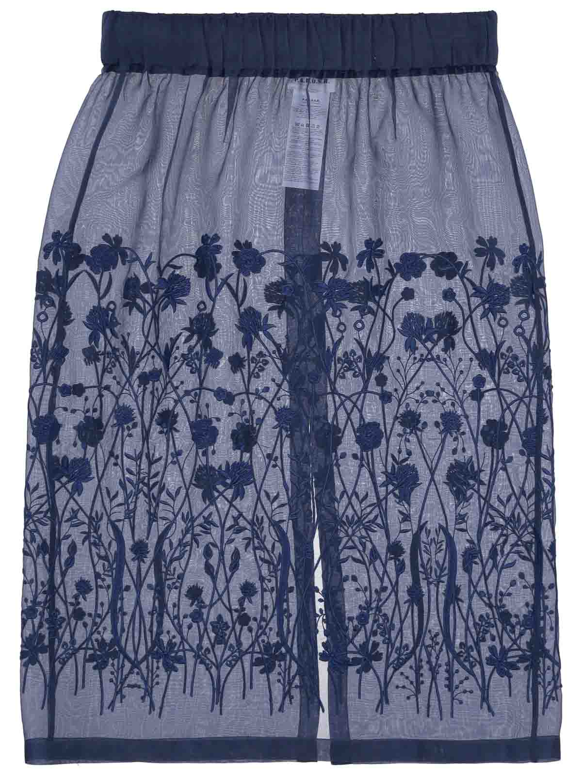Sorgente Embroided Tulle Skirt D621136SORGENTE012 (P.A.R.O.S.H. / スカート ) | P.A.R.O.S.H. (パロッシュ)(2)