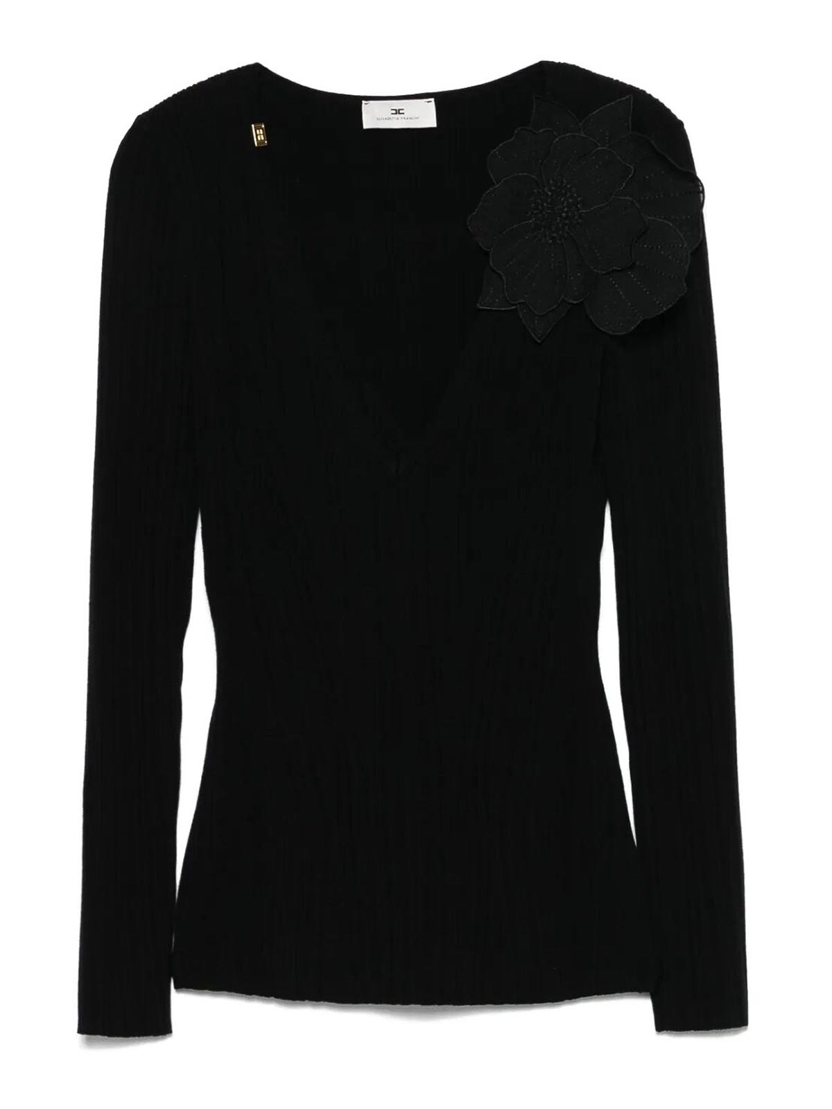 Tricot Top MK56B51E2110 (Elisabetta Franchi / Tシャツ・カットソー ) | Elisabetta Franchi (エリザベッタ フランキ)