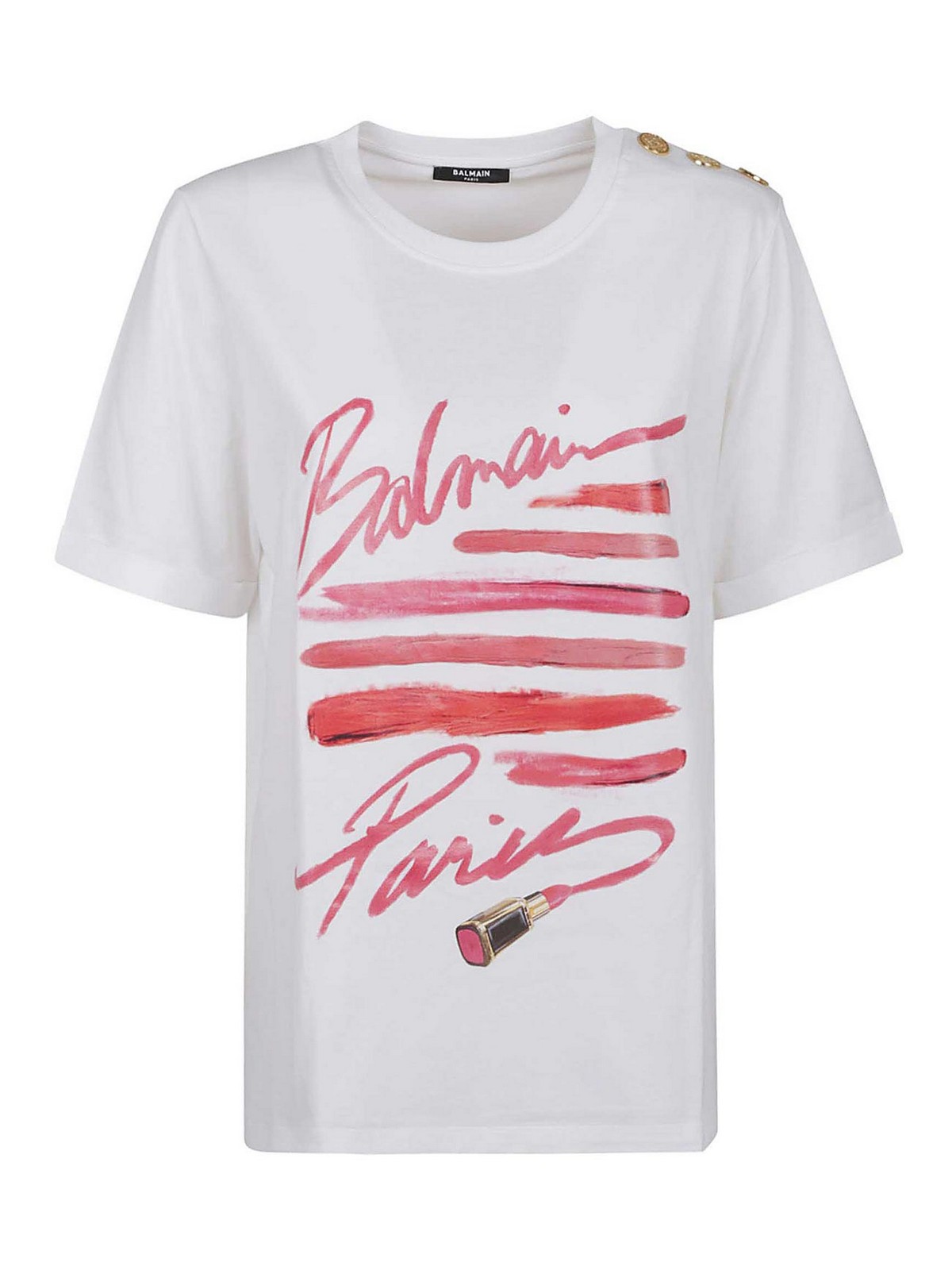 Print T-Shirt EF0EF135GE91GTI (Balmain / Tシャツ・カットソー ) | Balmain (バルマン)