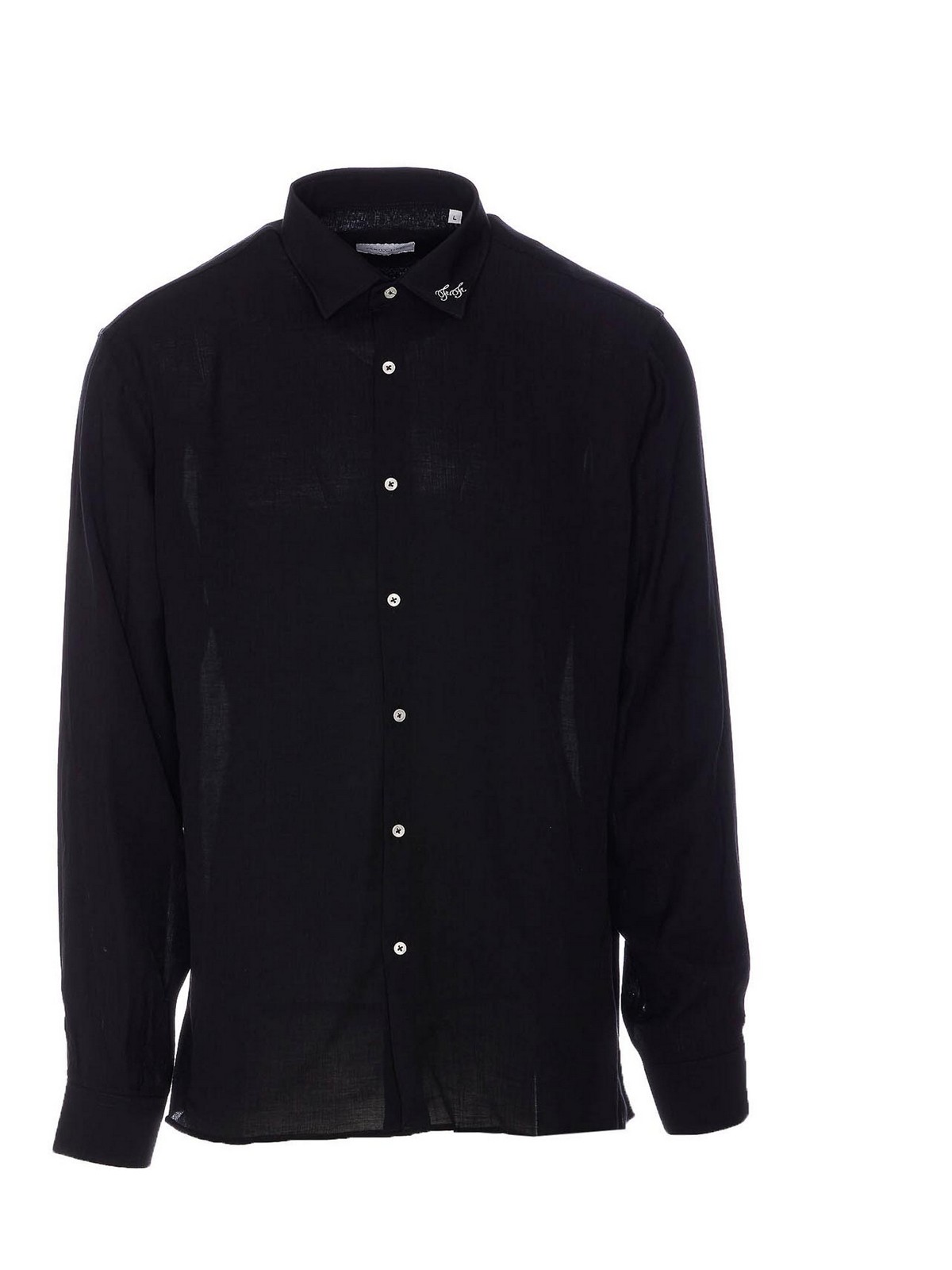 Milano Black Shirt SHS2509BLACK (FAMILY FIRST / シャツ・ブラウス ) | FAMILY FIRST (ファミリーファースト)
