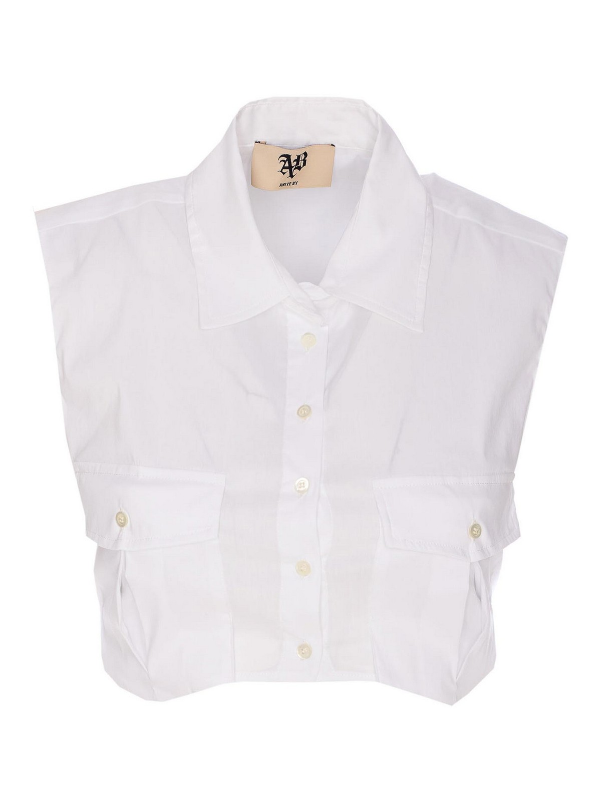 White Alpha Crop Top 18568900268 (ANIYE BY / シャツ・ブラウス ) | ANIYE BY (アニヤバイ)