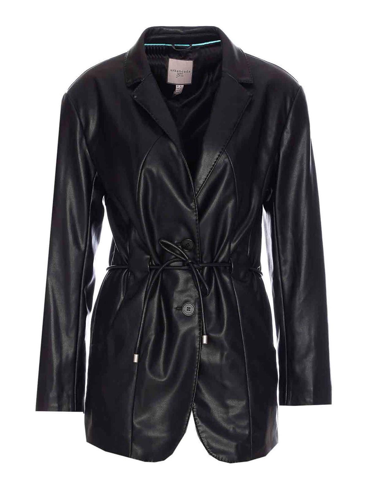 Faux Leather Jacket BJ19399BLACK (urbancode / レザー&ファージャケット・コート ) | urbancode (アーバンコード)