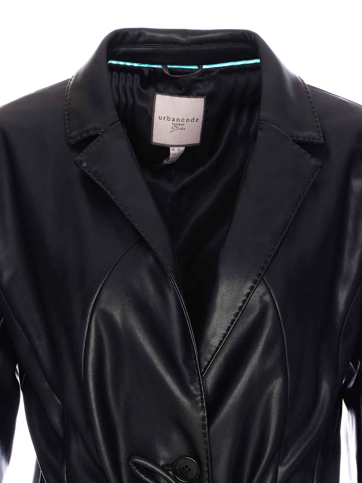 Faux Leather Jacket BJ19399BLACK (urbancode / レザー&ファージャケット・コート ) | urbancode (アーバンコード)(3)