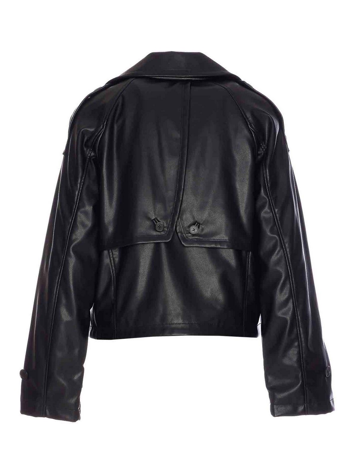Black Faux Leather Jacket BJ19933BLACK (urbancode / レザー&ファージャケット・コート ) | urbancode (アーバンコード)(1)