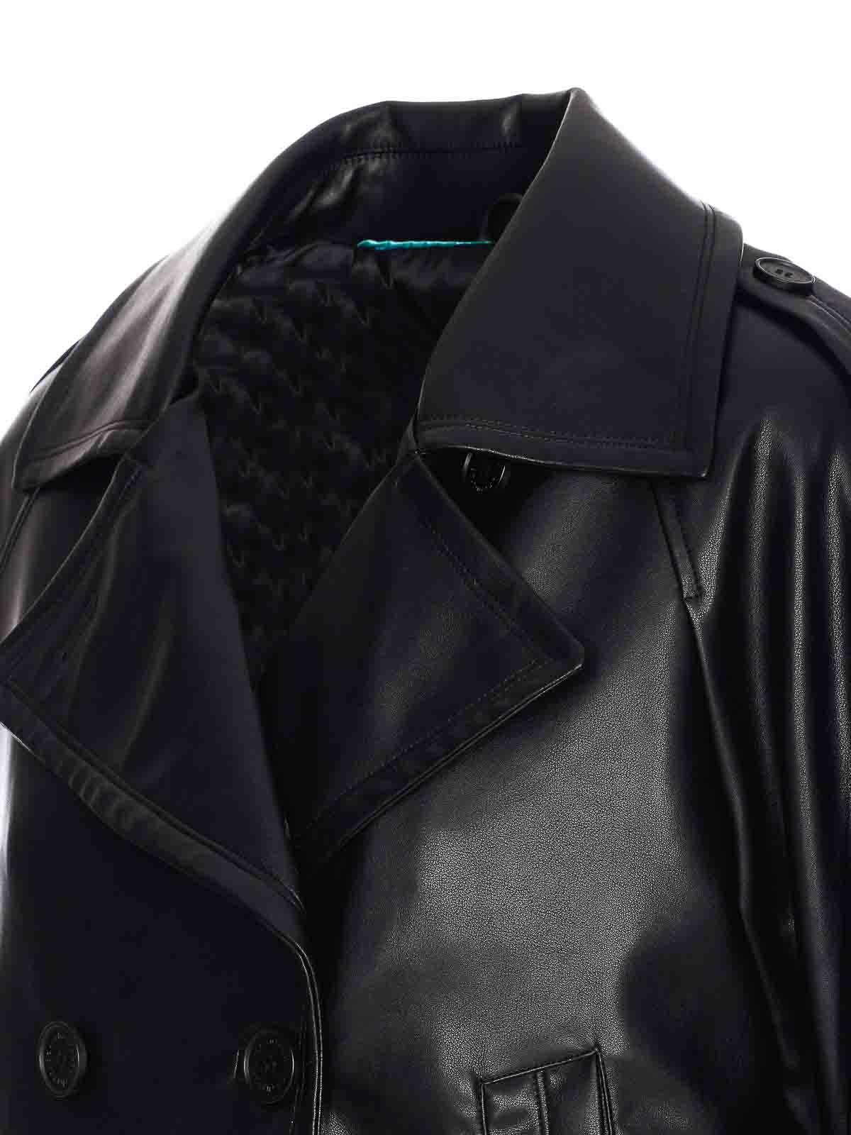 Black Faux Leather Jacket BJ19933BLACK (urbancode / レザー&ファージャケット・コート ) | urbancode (アーバンコード)(3)