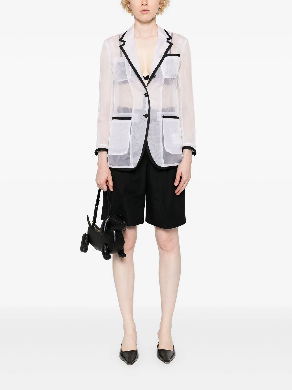 Semi-Sheer Organza Blazer FBC927B05762100 (Thom Browne / ブレザー・ジャケット ) | Thom Browne (トム・ブラウン)(1)