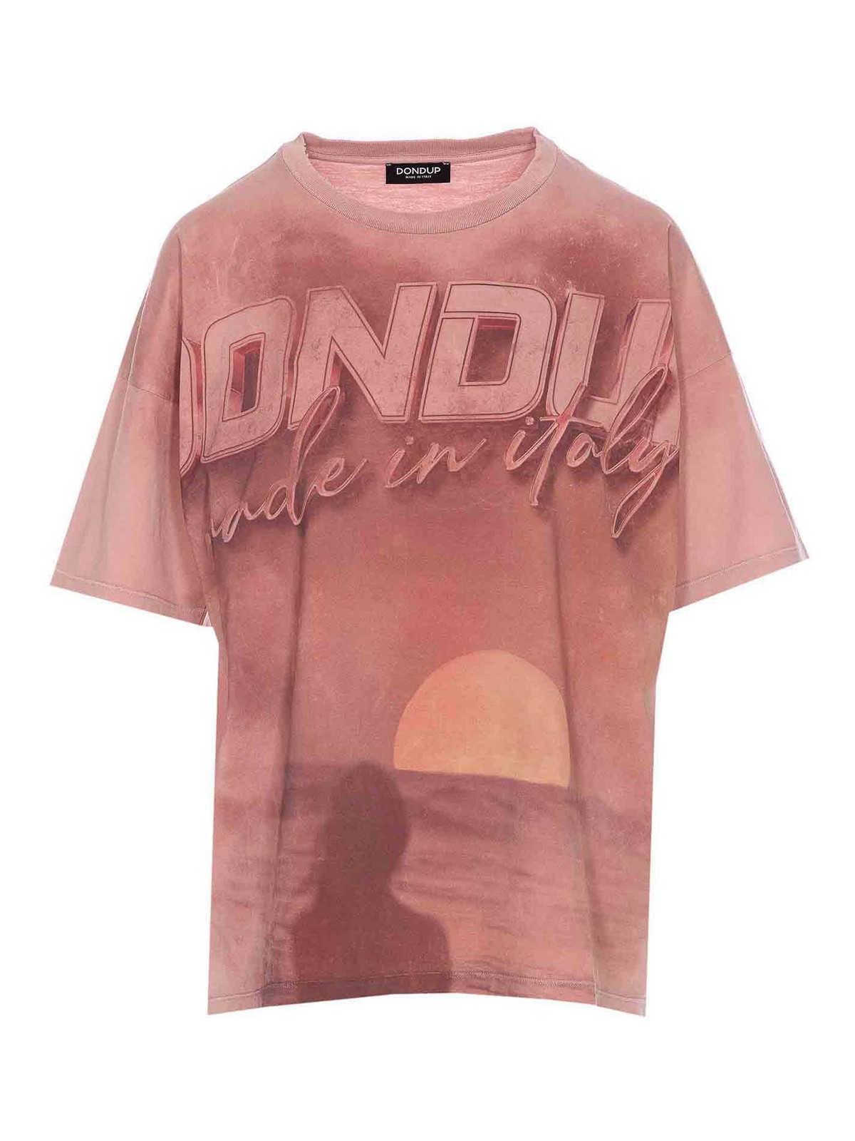 Pink T-Shirt DS034JF0350DIV2533 (DONDUP / Tシャツ・カットソー ) | DONDUP (ドンダップ)
