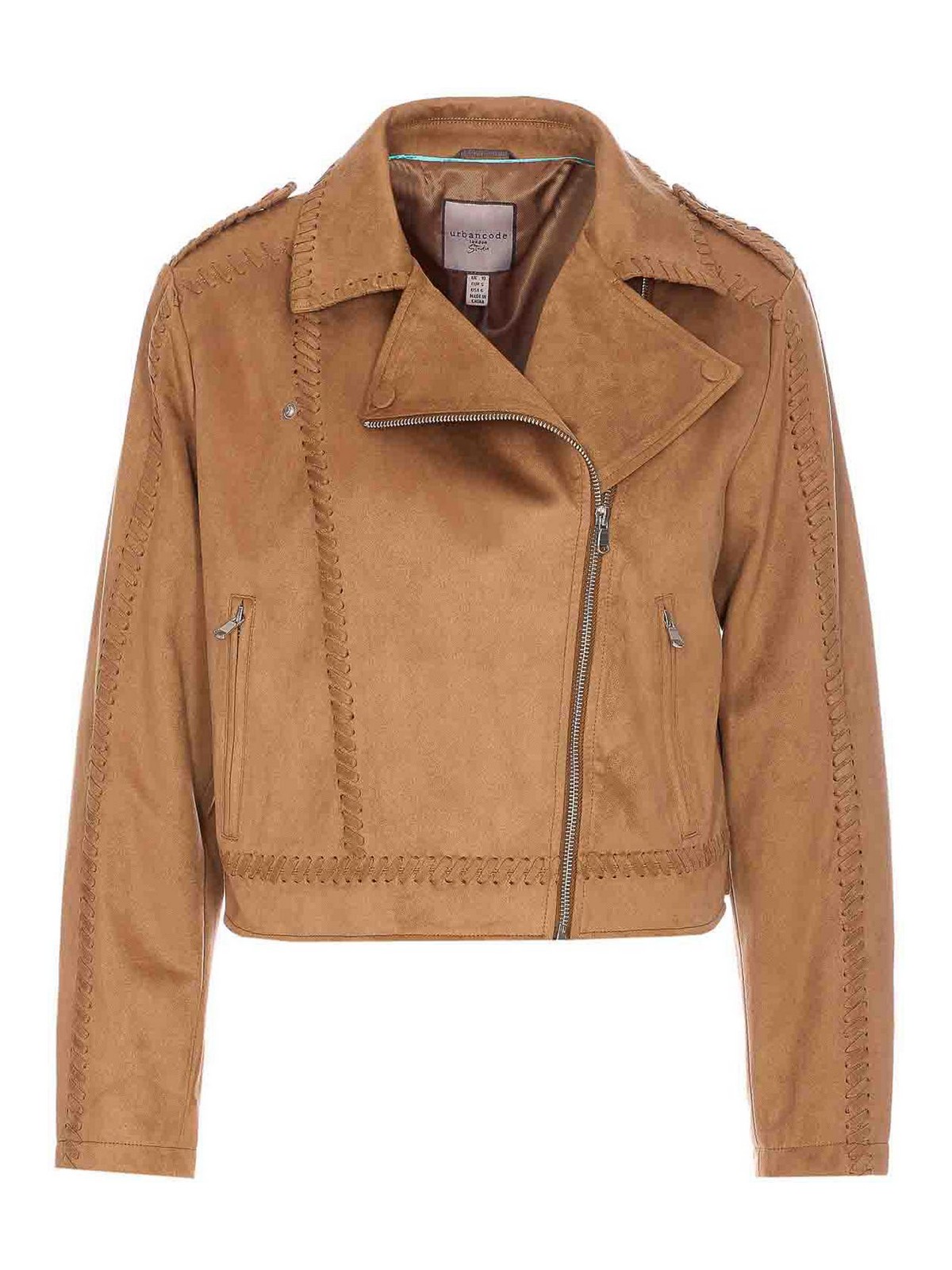 Faux Suede Leather Jacket BJ19929CARAMEL (urbancode / レザー&ファージャケット・コート ) | urbancode (アーバンコード)