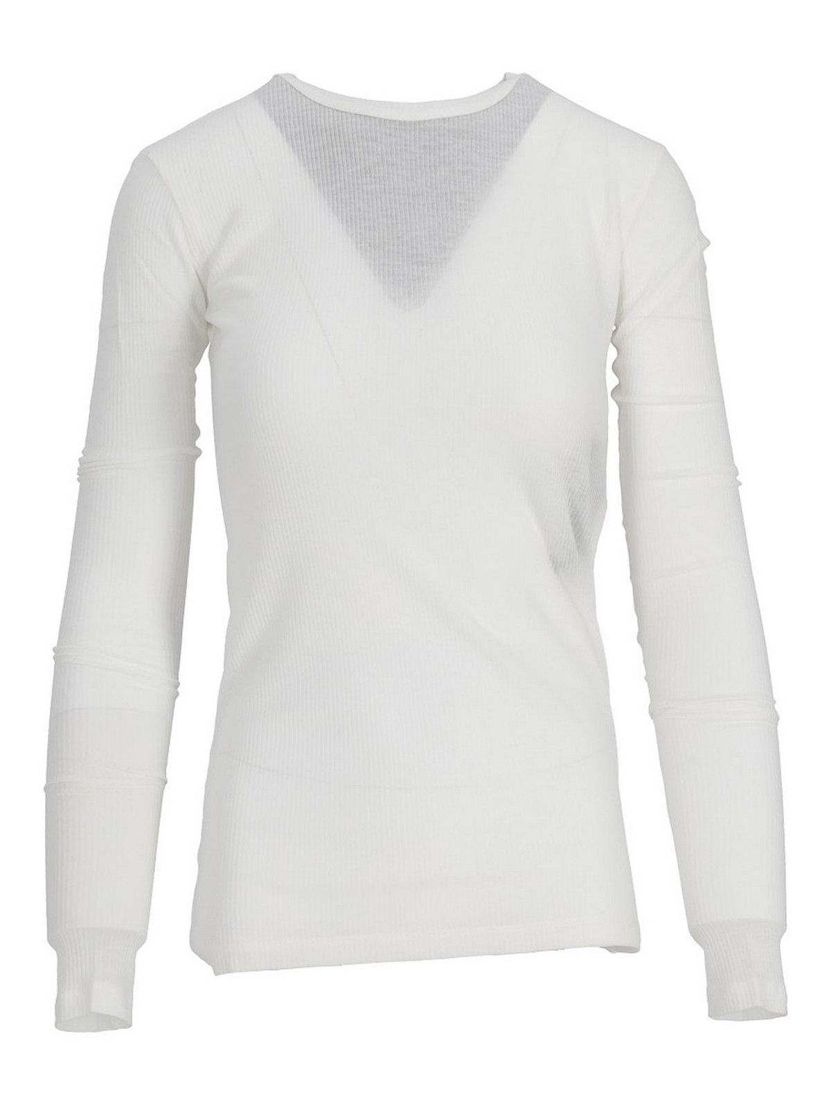 Fiene Slim Fit T-Shirt Viscose Cotton B0011488FA570002 (Ann Demeulemeester / Tシャツ・カットソー ) | Ann Demeulemeester (アンドゥムルメステール)