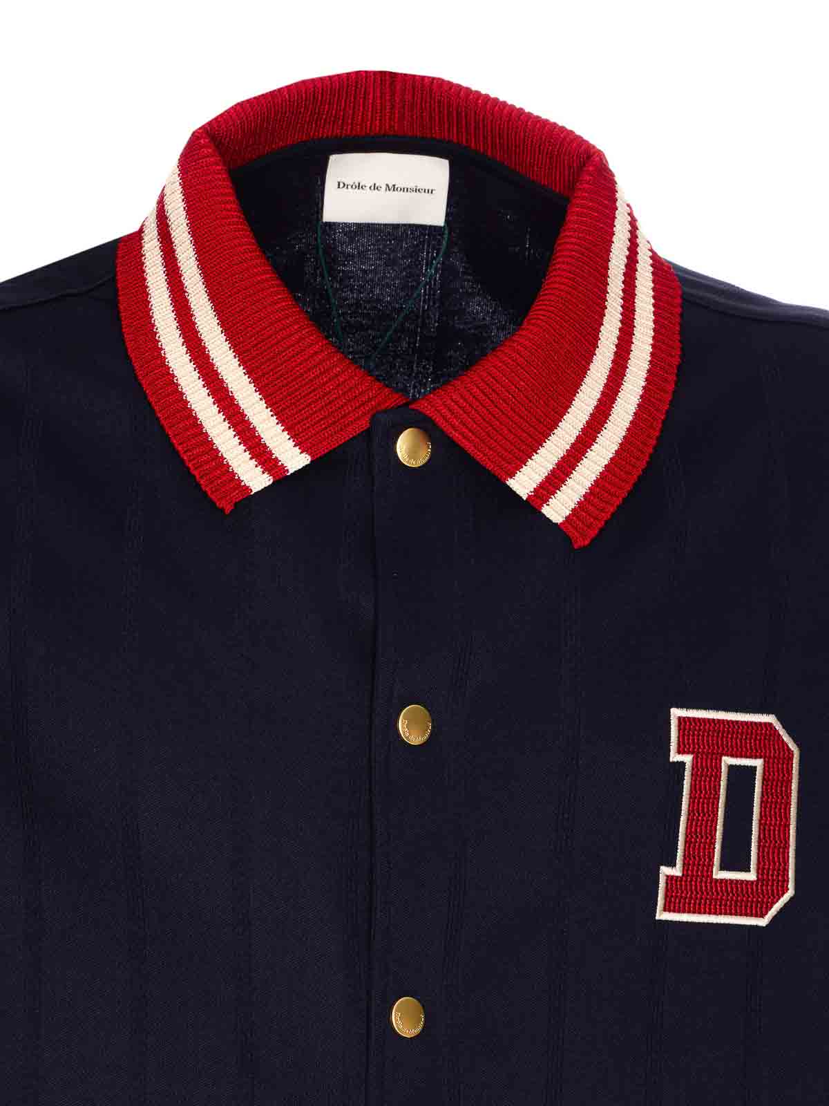 Navy La Chemise Drole Sport Shirt SH221PL160NY (Drôle De Monsieur / シャツ・ブラウス ) | Drôle De Monsieur (ドロールドムッシュ)(3)