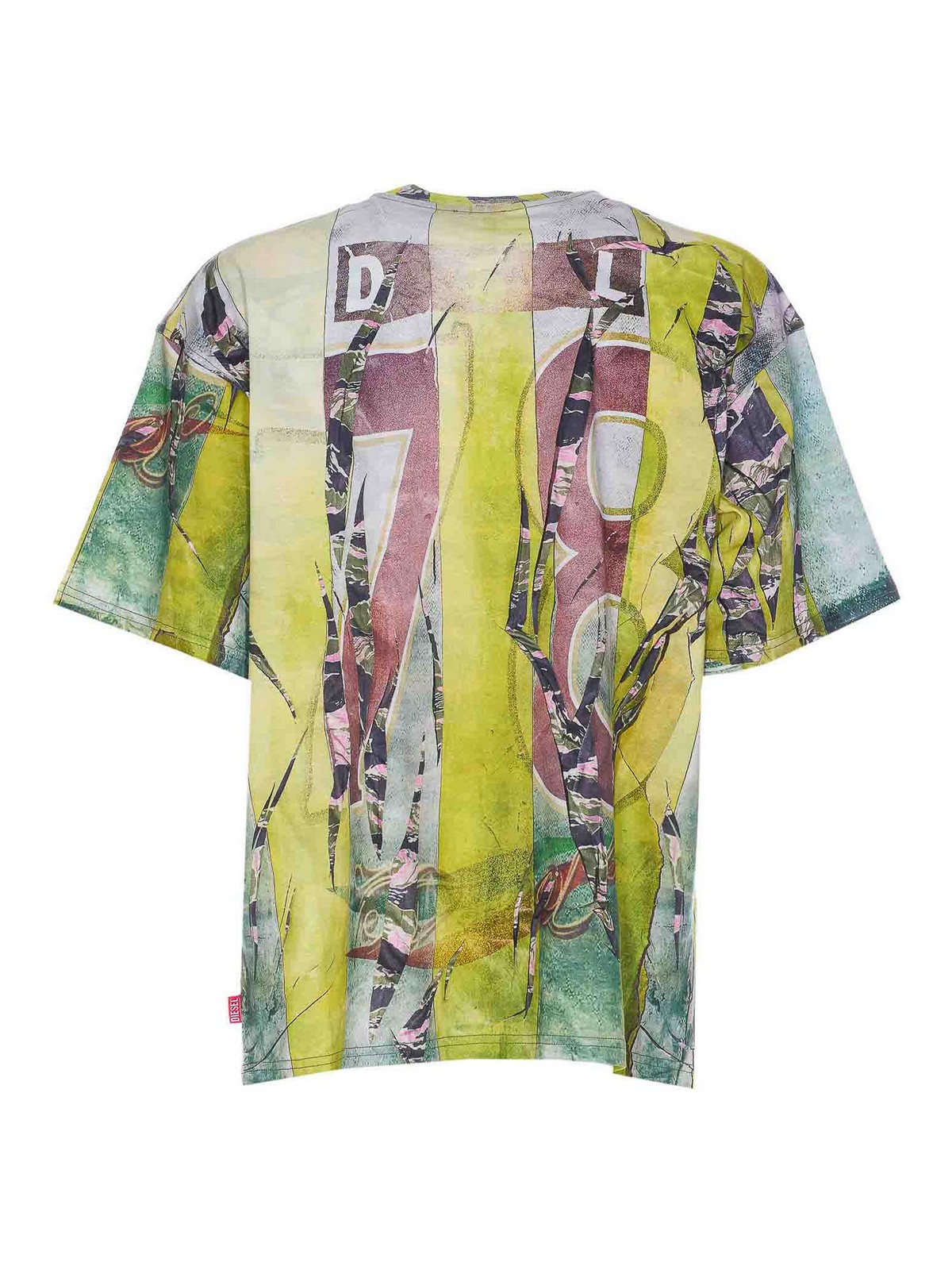 Trompe Loeil Cracked Print T-Shirt A196480HGBY21IA (Diesel / Tシャツ・カットソー ) | Diesel (ディーゼル)(1)