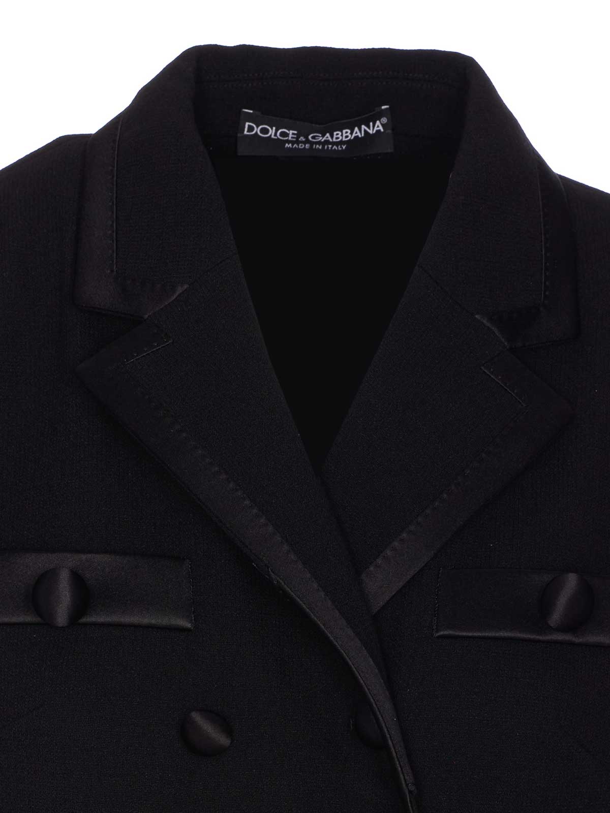 Black Cropped Jacket F27EHTFUBD2N0000 (Dolce & Gabbana / カジュアルジャケット ) | Dolce & Gabbana (ドルチェガッバーナ)(3)