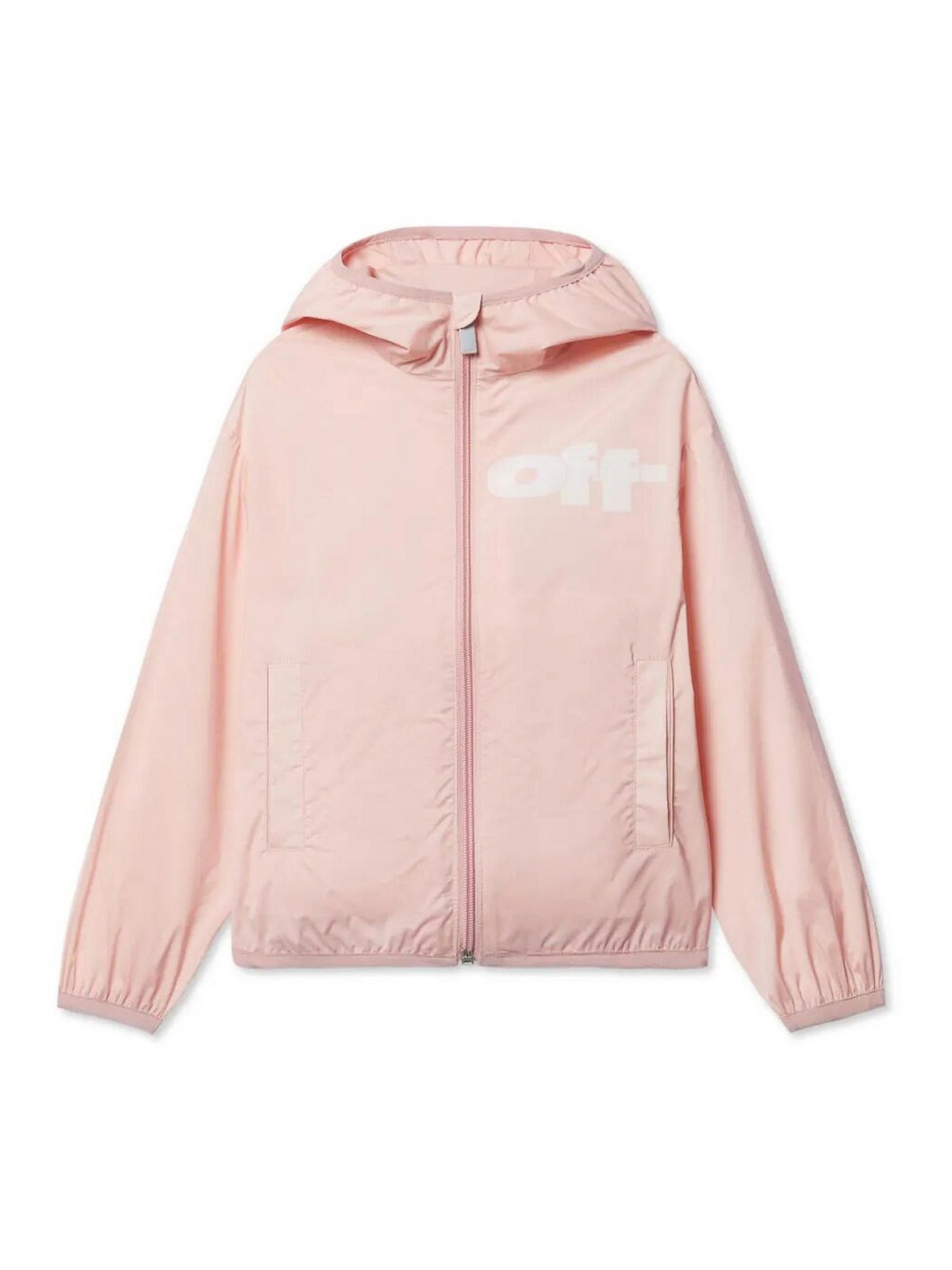 Type Graphic Windbreaker OGEB004S25FAB0013001 (Off-White / カジュアルジャケット ) | Off-White (オフホワイト)