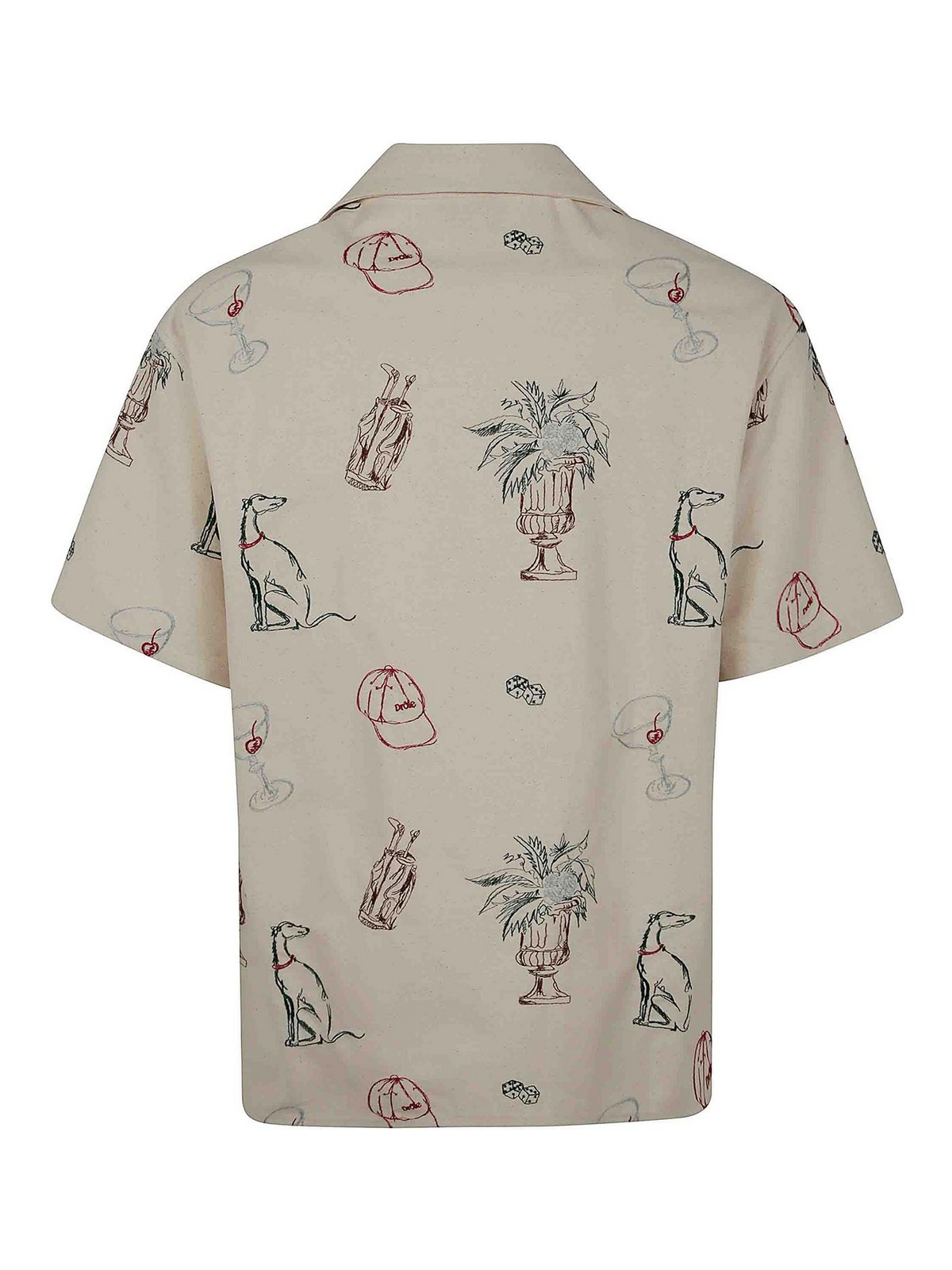 Chemise Brode Country Club GSH214CO198ECRU (Drôle De Monsieur / シャツ・ブラウス ) | Drôle De Monsieur (ドロールドムッシュ)(1)