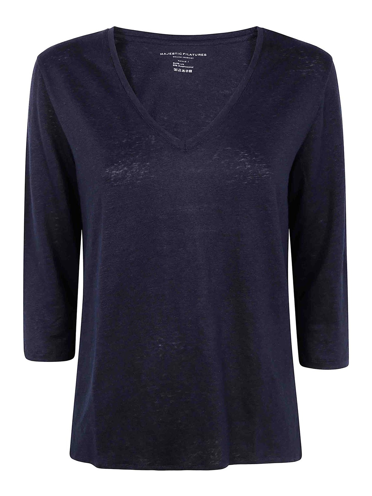 Linen pullover E25M011FTS598003 (MAJESTIC FILATURES / ニット・セーター・カーディガン ) | MAJESTIC FILATURES (マジェスティック フィラチュール)