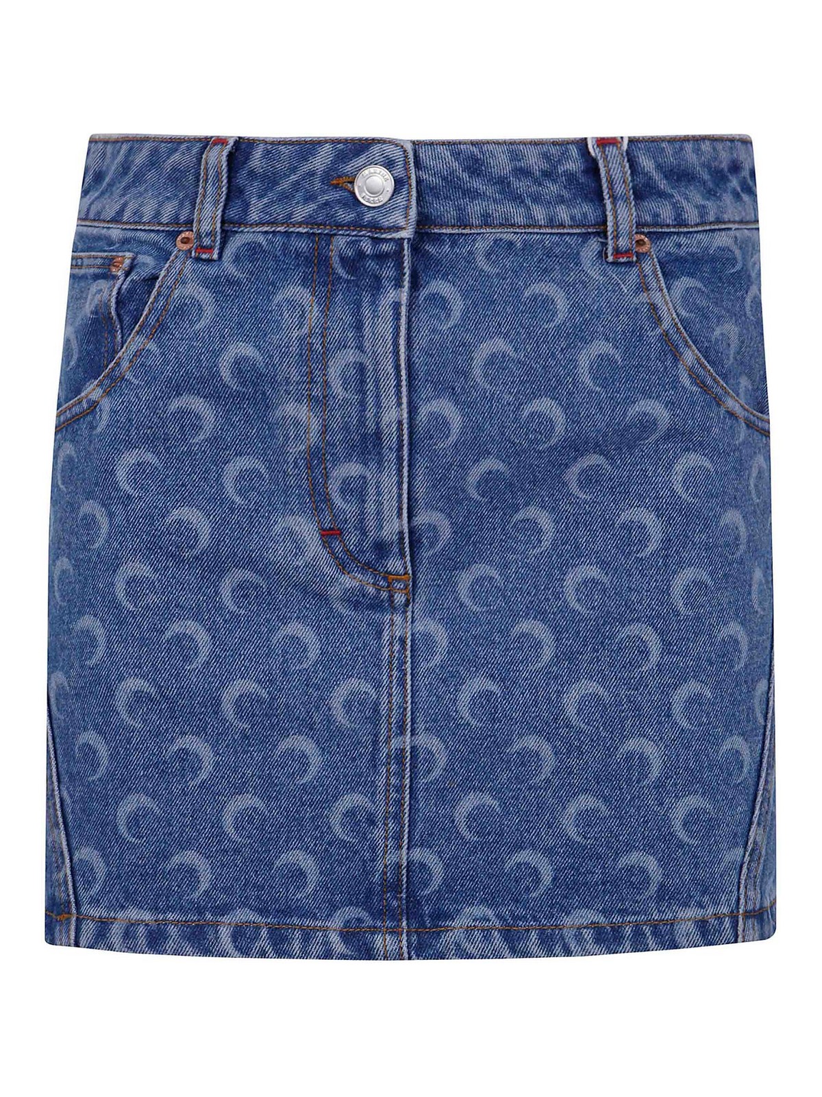 ミニスカート Marine Serre Mini Moon Diamant Skirt Moon Diamant Jacquard A-Line Skirt • Marine Serre