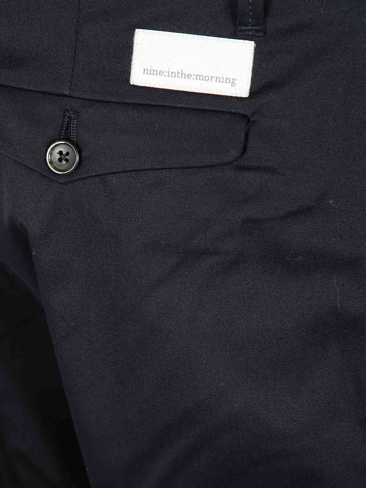 Easy Chino Slim Man Trousers 9SS25ES166BLUE (nine:inthe:morning / パンツ ) | nine:inthe:morning (ナインインザモーニング)(2)