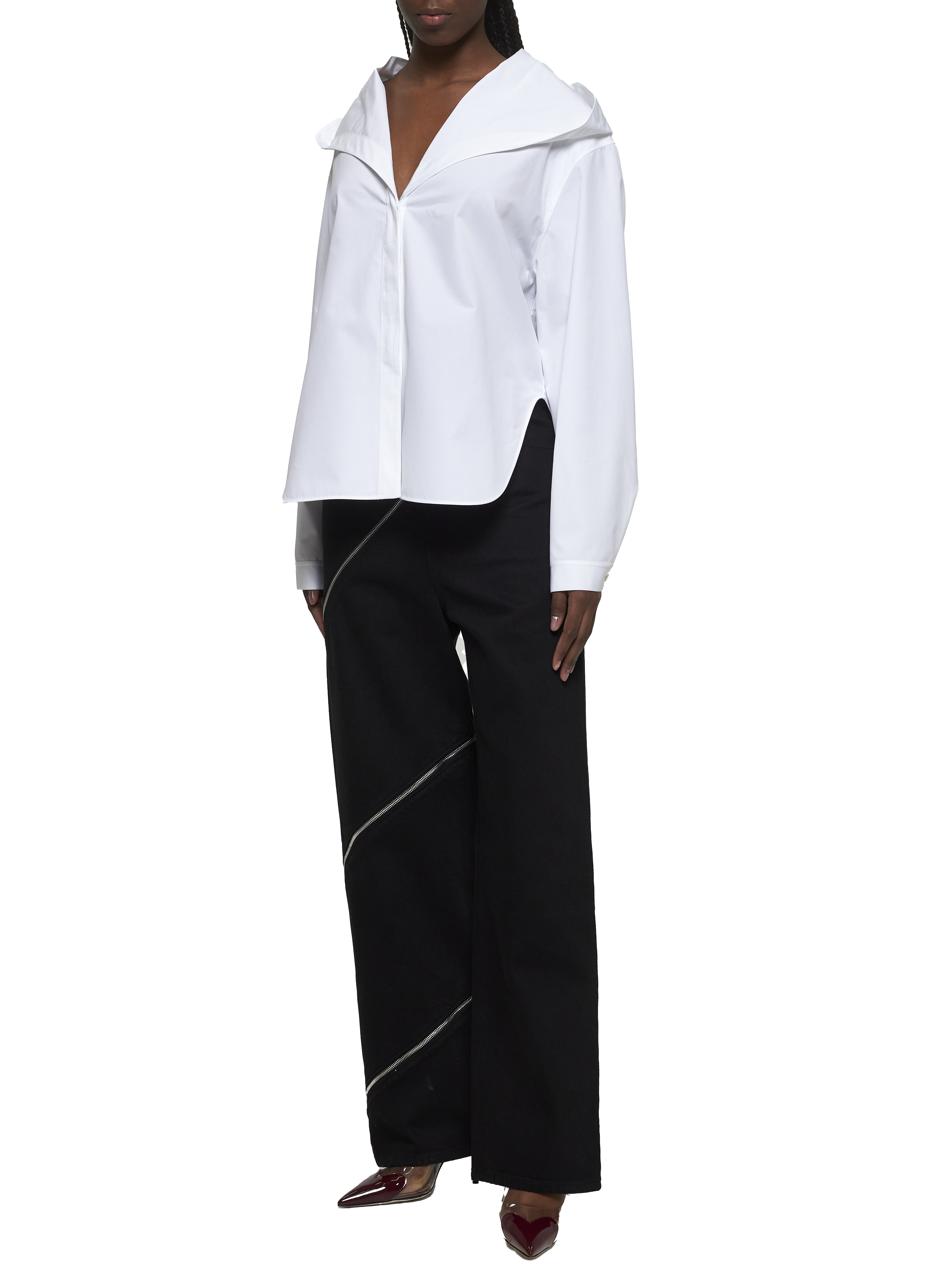 Alaia Shirts White AA9C0969T611A000 (ALAIA / シャツ・ブラウス ) | ALAIA (アライア)(1)