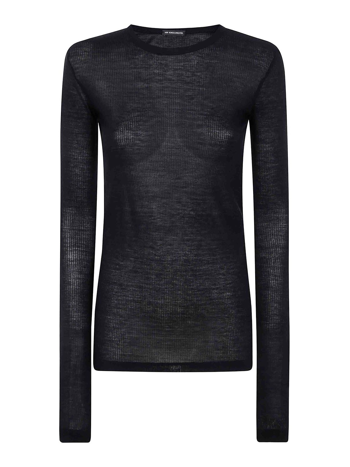 Fiene Slim Fit Long Sleeves T-Shirt Viscose 2510WJTS12FA570099099 (Ann Demeulemeester / Tシャツ・カットソー ) | Ann Demeulemeester (アンドゥムルメステール)