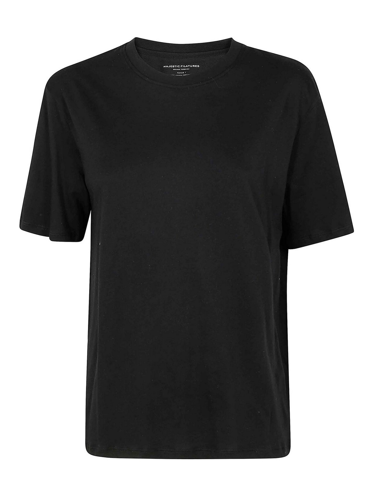 Short Sleeves Round Neck Sweater E25M537FTS787002 (MAJESTIC FILATURES / ニット・セーター・カーディガン ) | MAJESTIC FILATURES (マジェスティック フィラチュール)