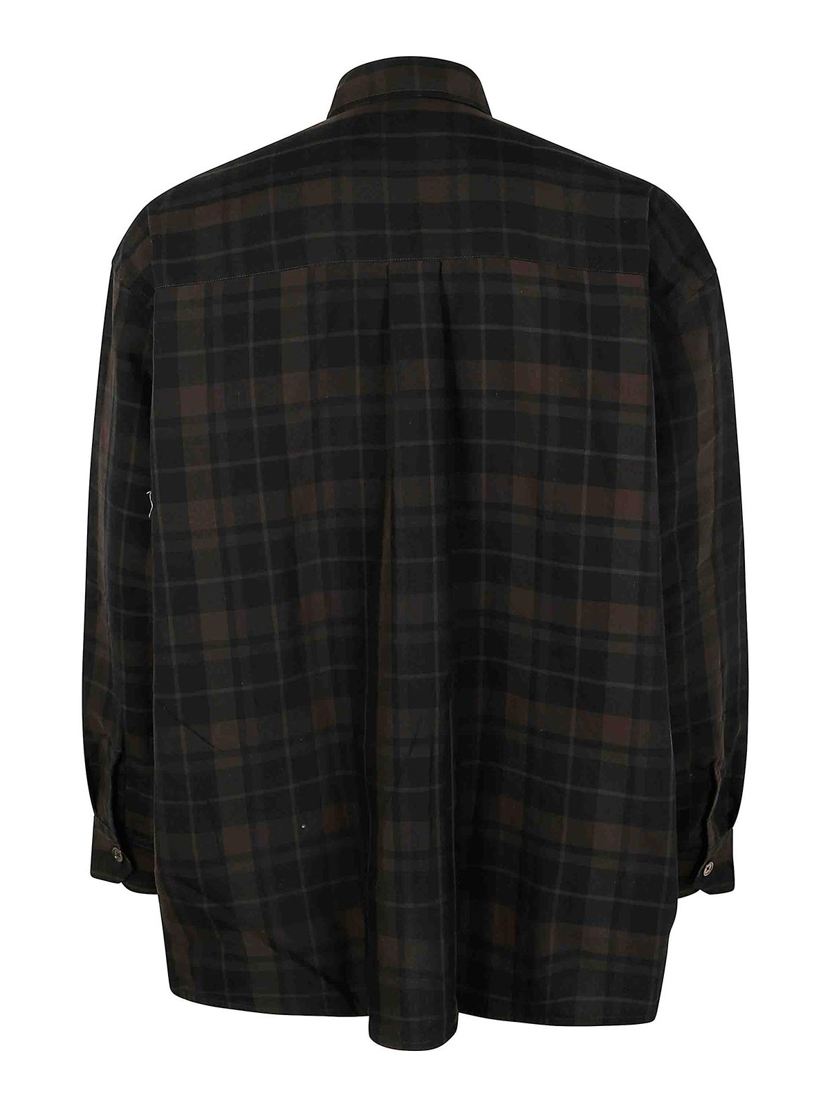 Tシャツ・カットソー OUR LEGACY SS25 BORROWED SHIRT (M2252OB BLACK SHEE) Our Legacy: Men's Borrowed Shirt (Black Sheer Shadow Check