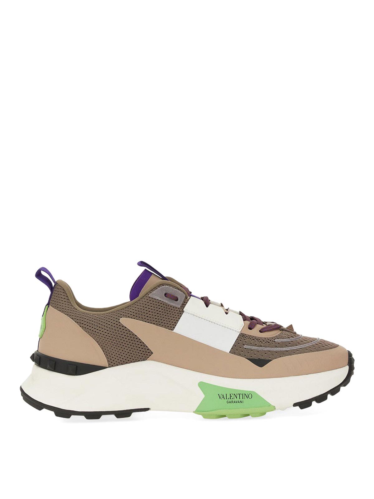 Leather And Mesh Sneaker 4Y0S0H96PTNZWM (Valentino Garavani / スニーカー ) | Valentino Garavani (ヴァレンティノ)