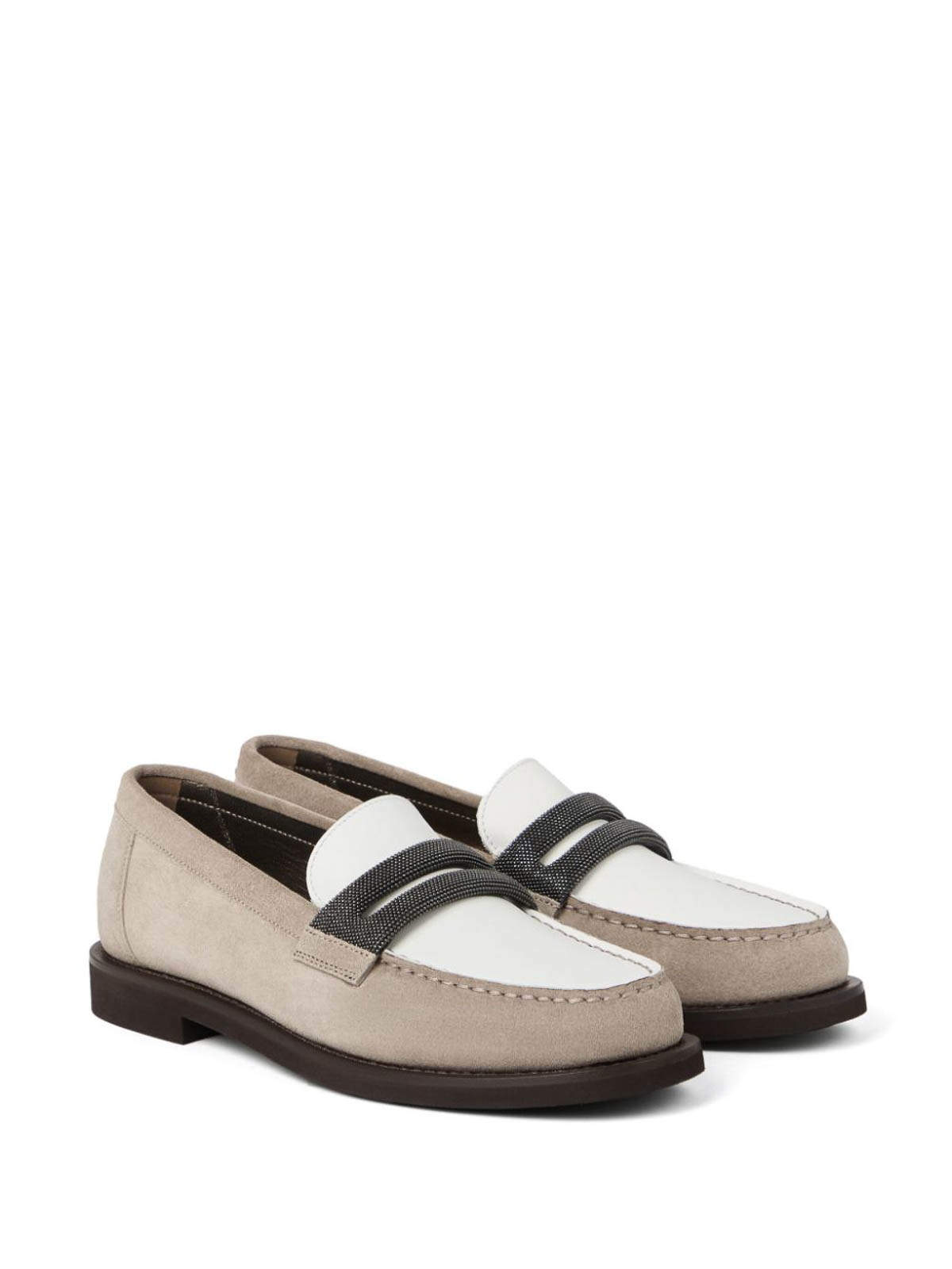 Suede moccasins MZSFG2870C5859ICE (Brunello Cucinelli / ローファー ) | Brunello Cucinelli (ブルネロ・クチネリ)(1)