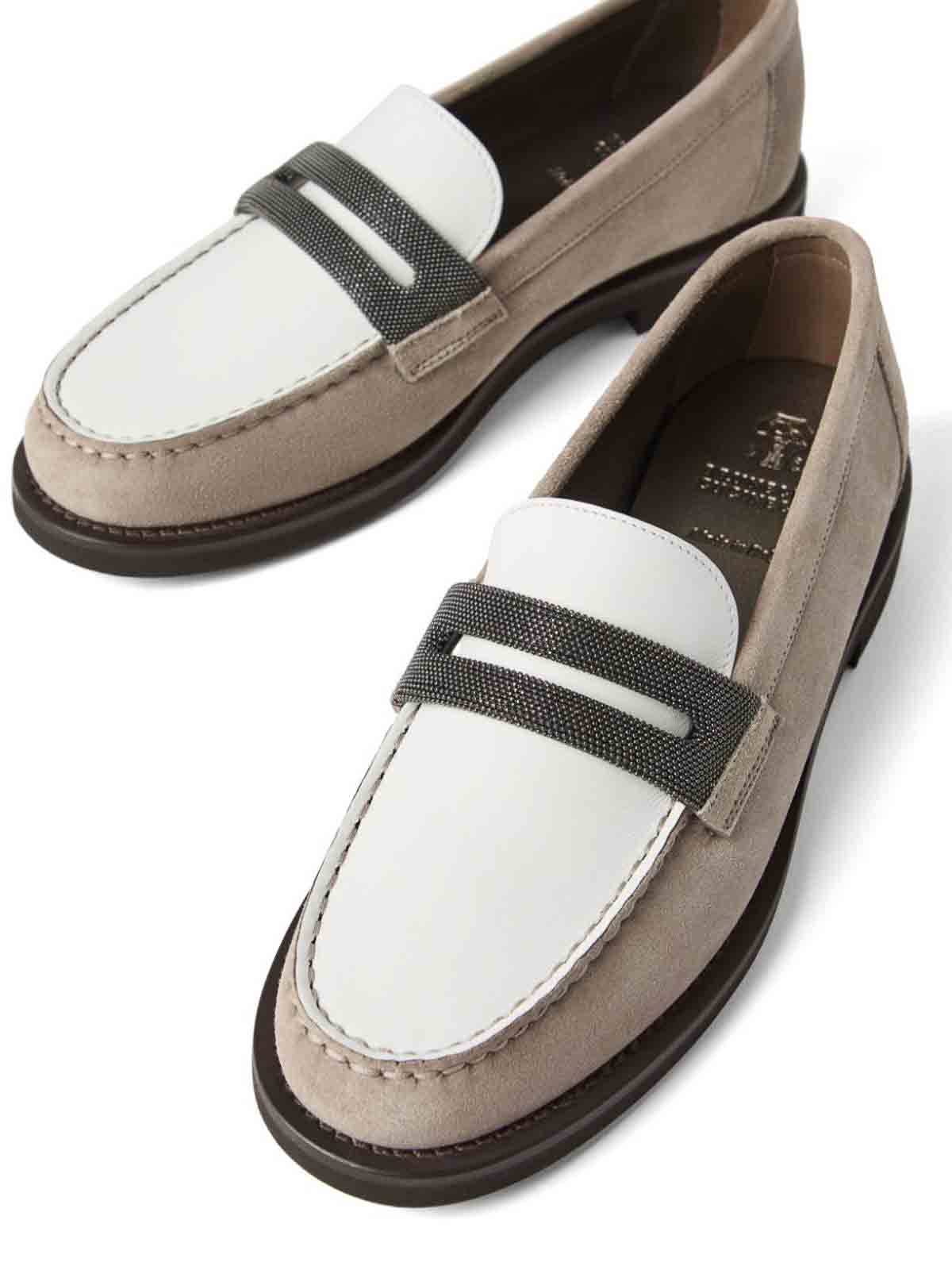 Suede moccasins MZSFG2870C5859ICE (Brunello Cucinelli / ローファー ) | Brunello Cucinelli (ブルネロ・クチネリ)(3)