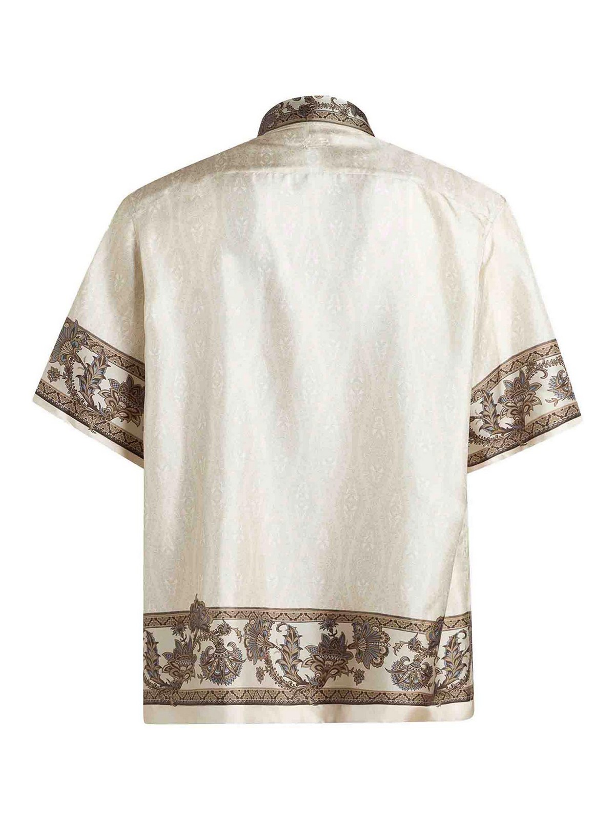 Ivory White Silk Bowling Shirt MRIC0011AK585X0820 (ETRO / シャツ・ブラウス ) | ETRO (エトロ)(1)