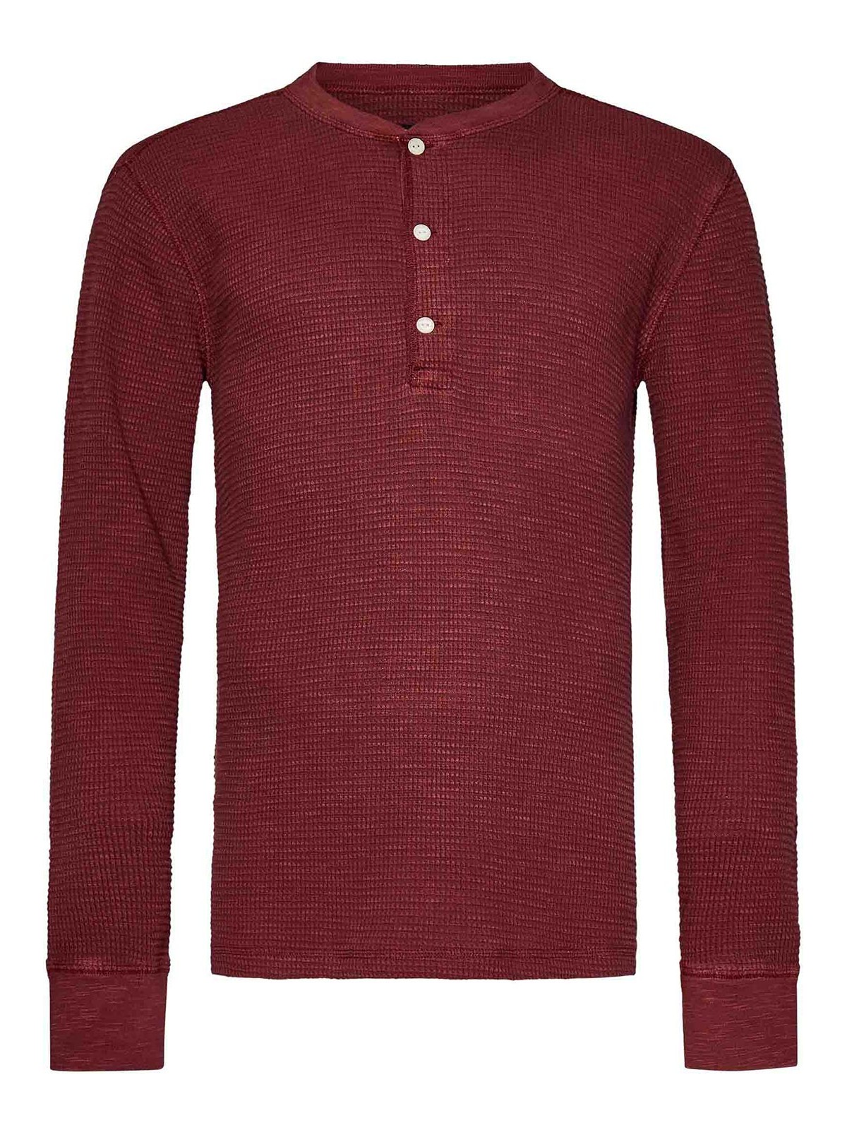 Cotton Long-Sleeved Henley Shirt 782943935002 (RRL / Tシャツ・カットソー ) | RRL (ダブルアールエル)