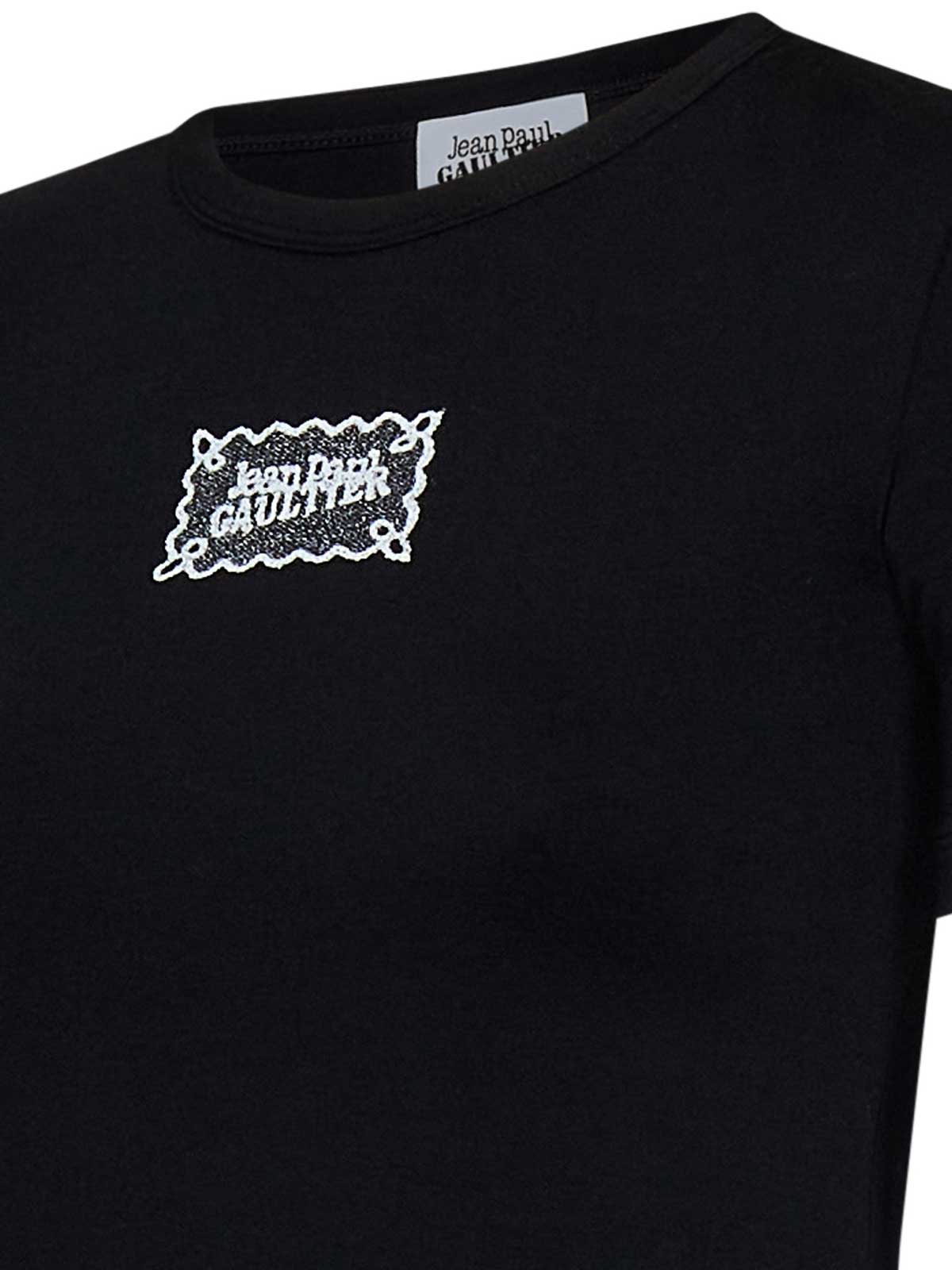 Stretch Cotton Jersey Fitted T-Shirt TS091IJ0560001 (Jean Paul GAULTIER / Tシャツ・カットソー ) | Jean Paul GAULTIER (ジャンポール ゴルチエ)(2)