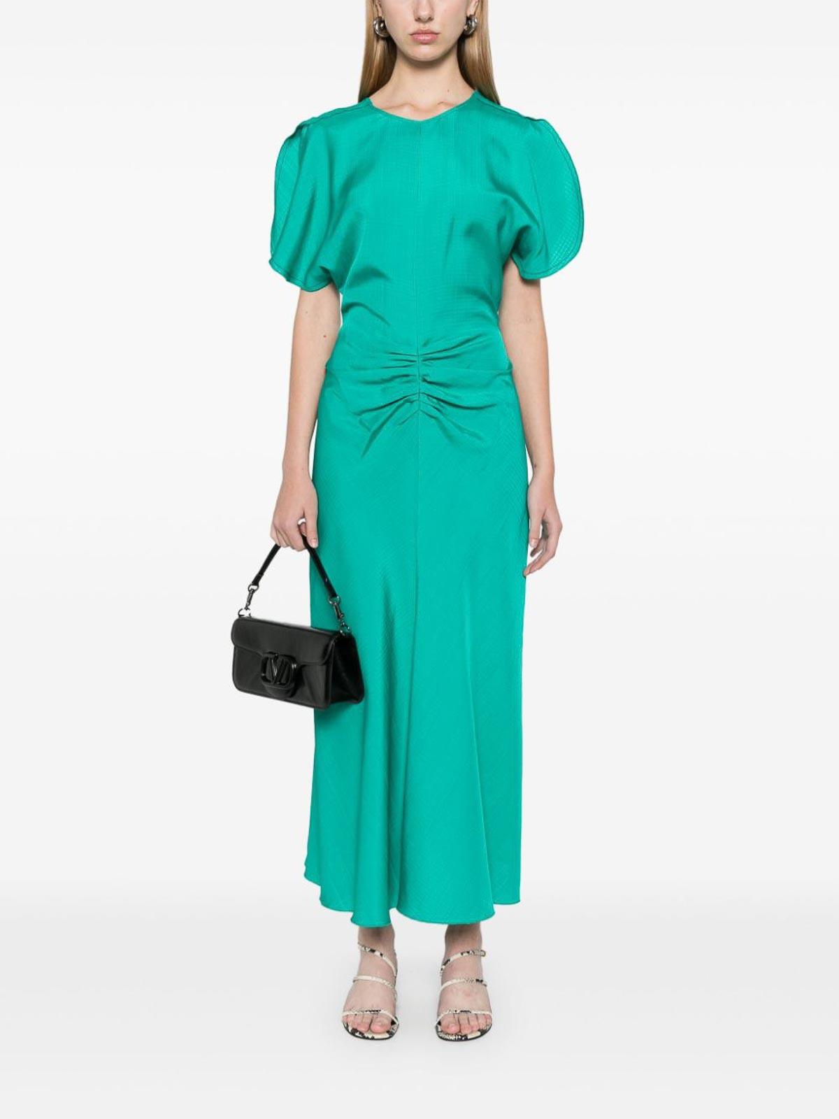 Midi dress with curl 1125WDR005227ASS25P8283 (VICTORIA BECKHAM / ワンピース・ドレス・オールインワン ) | VICTORIA BECKHAM (ヴィクトリア ベッカム)(3)