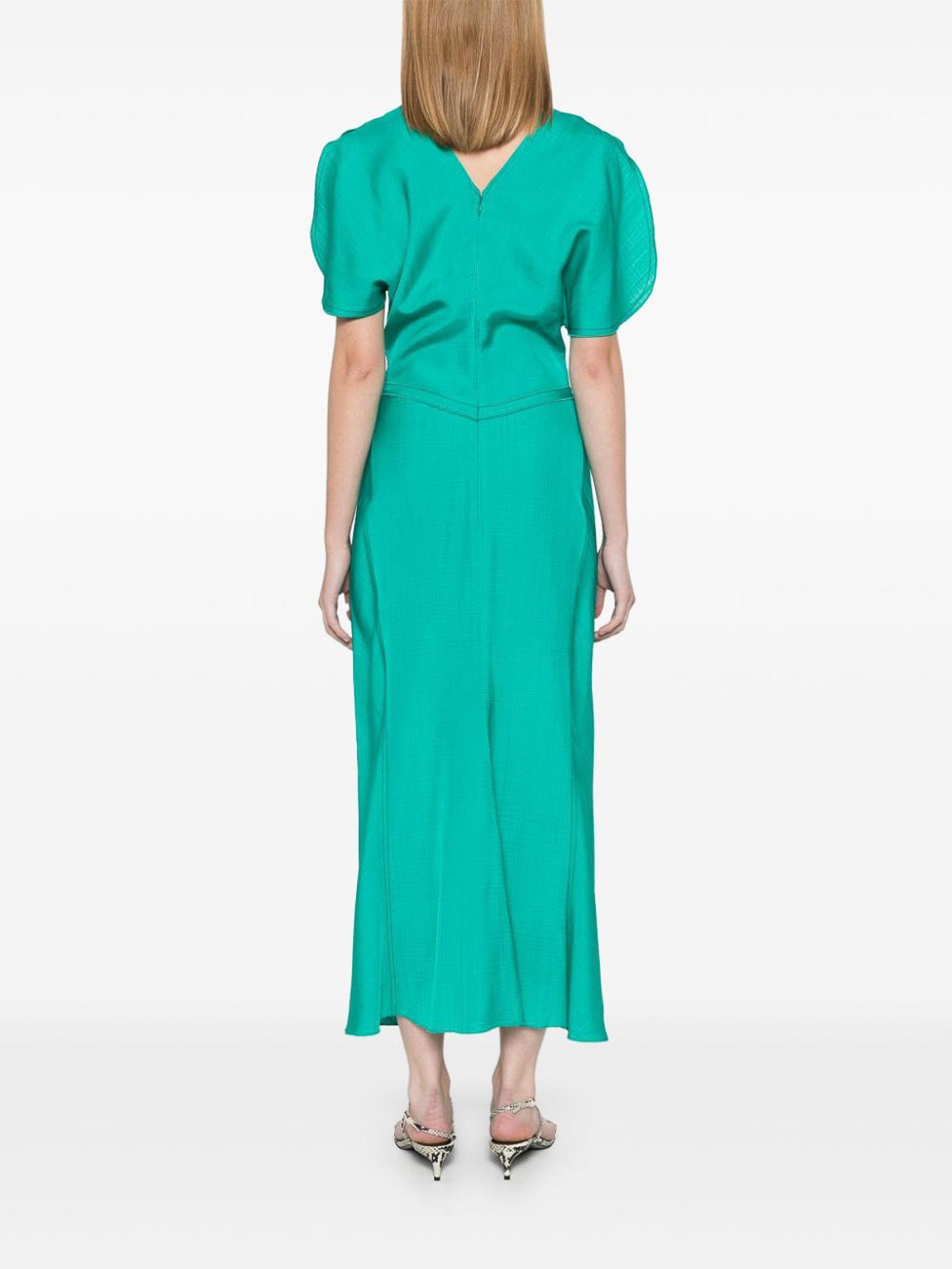 Midi dress with curl 1125WDR005227ASS25P8283 (VICTORIA BECKHAM / ワンピース・ドレス・オールインワン ) | VICTORIA BECKHAM (ヴィクトリア ベッカム)(4)