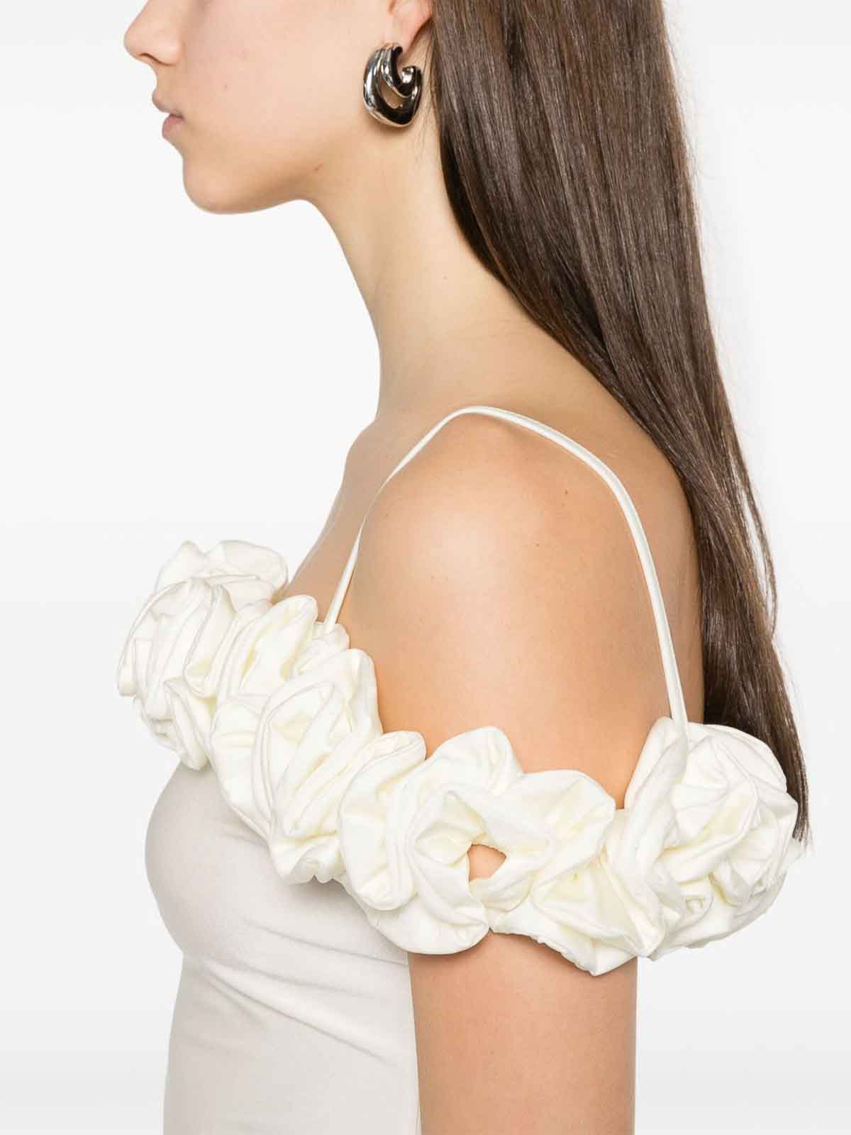 Top with Ruches COPT79F5001WHT (COPERNI / タンクトップ・キャミソール ) | COPERNI (コペルニ)(2)