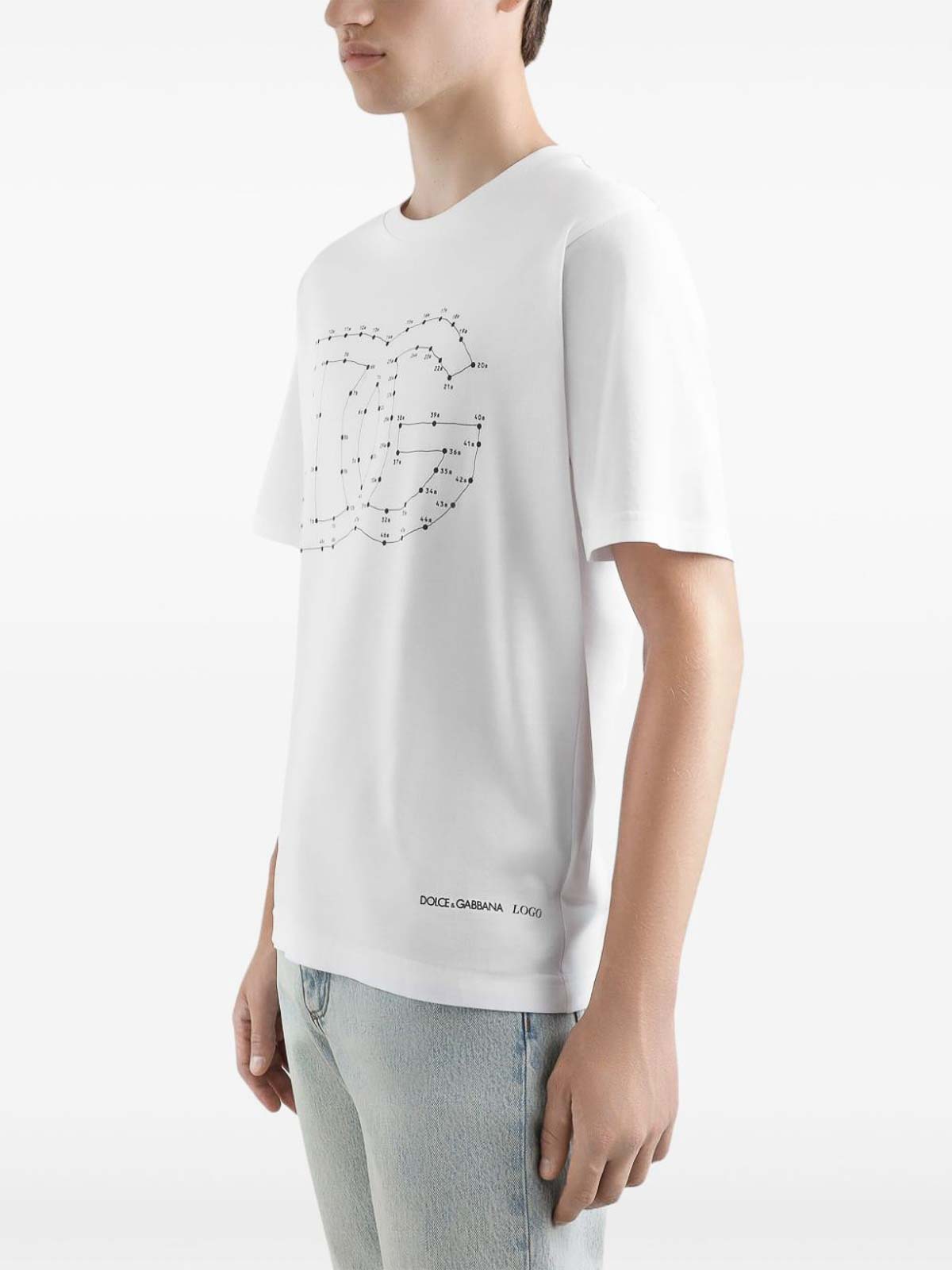 T-shirt with printing G8PN9TG7O4NW0800 (Dolce & Gabbana / Tシャツ・カットソー ) | Dolce & Gabbana (ドルチェガッバーナ)(1)