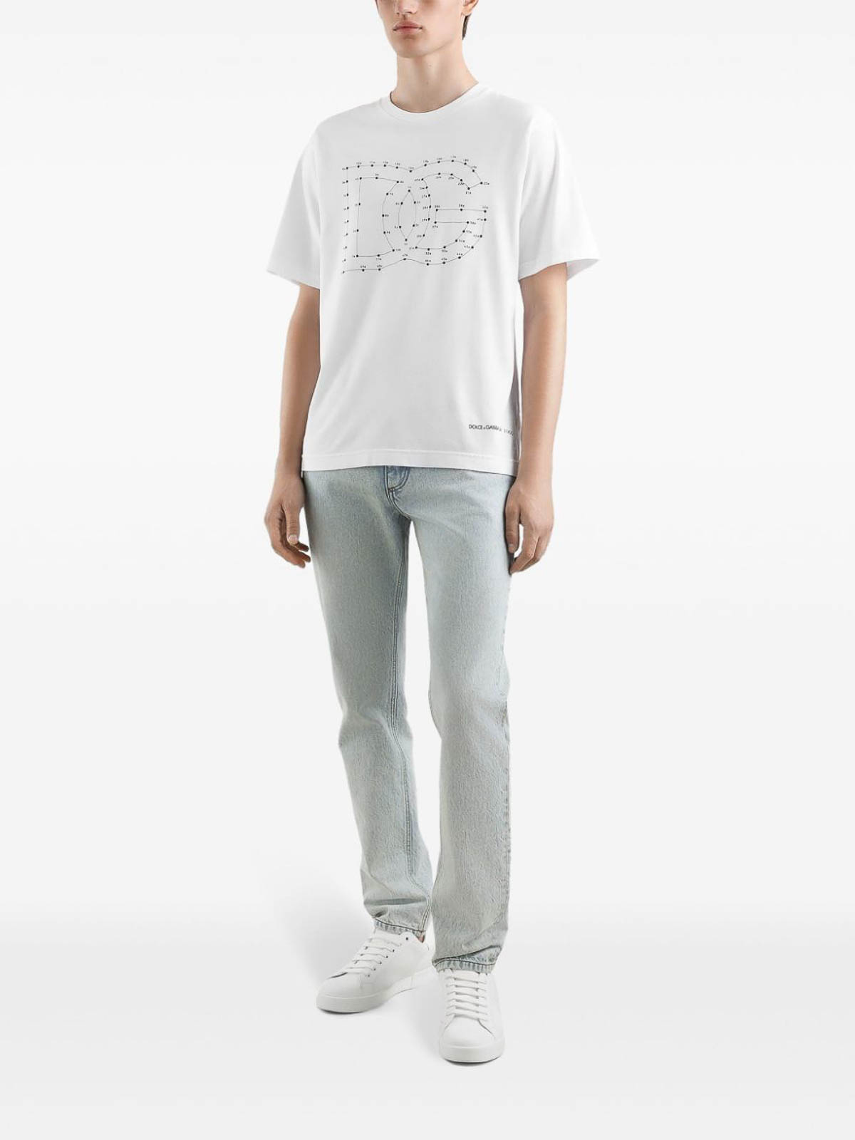 T-shirt with printing G8PN9TG7O4NW0800 (Dolce & Gabbana / Tシャツ・カットソー ) | Dolce & Gabbana (ドルチェガッバーナ)(4)