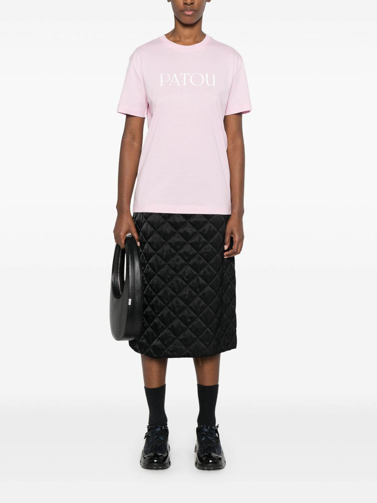 MIX FABRIC VOLUME TSHIRT (Patou/Tシャツ・カットソー) | Patou