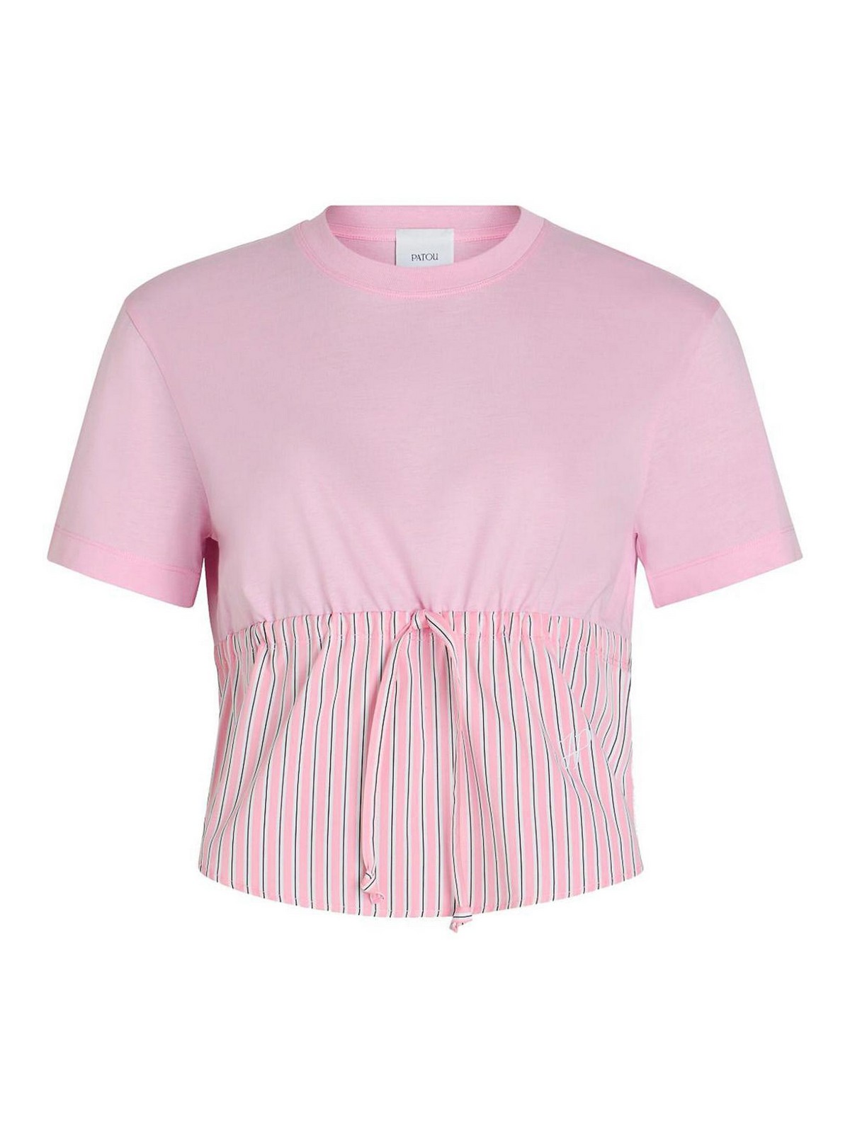【送料&関税込】Patou Mix Fabric Volume Tshirt MIX FABRIC VOLUME TSHIRT (Patou/Tシャツ・カットソー) | Patou